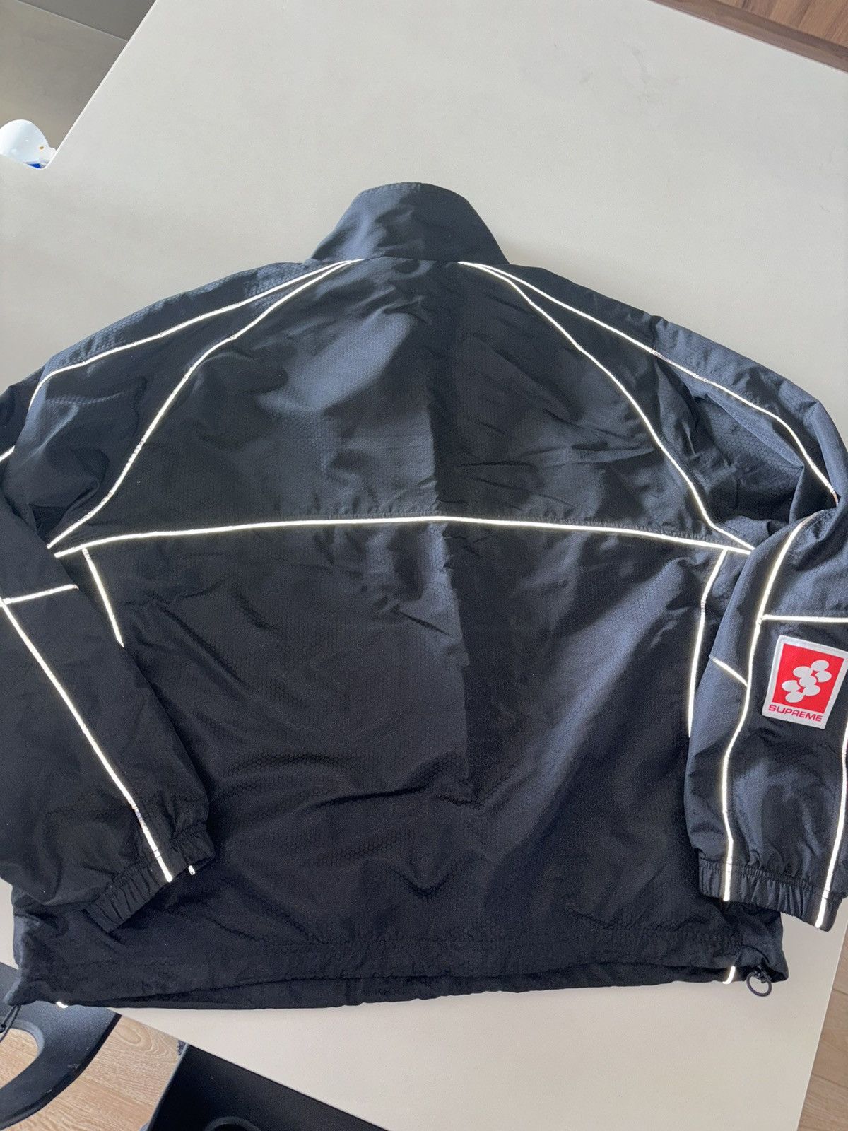 Supreme Supreme Reflective Piping Pullover 'Black' Size US M / EU 48-50 / 2 - 3 Thumbnail