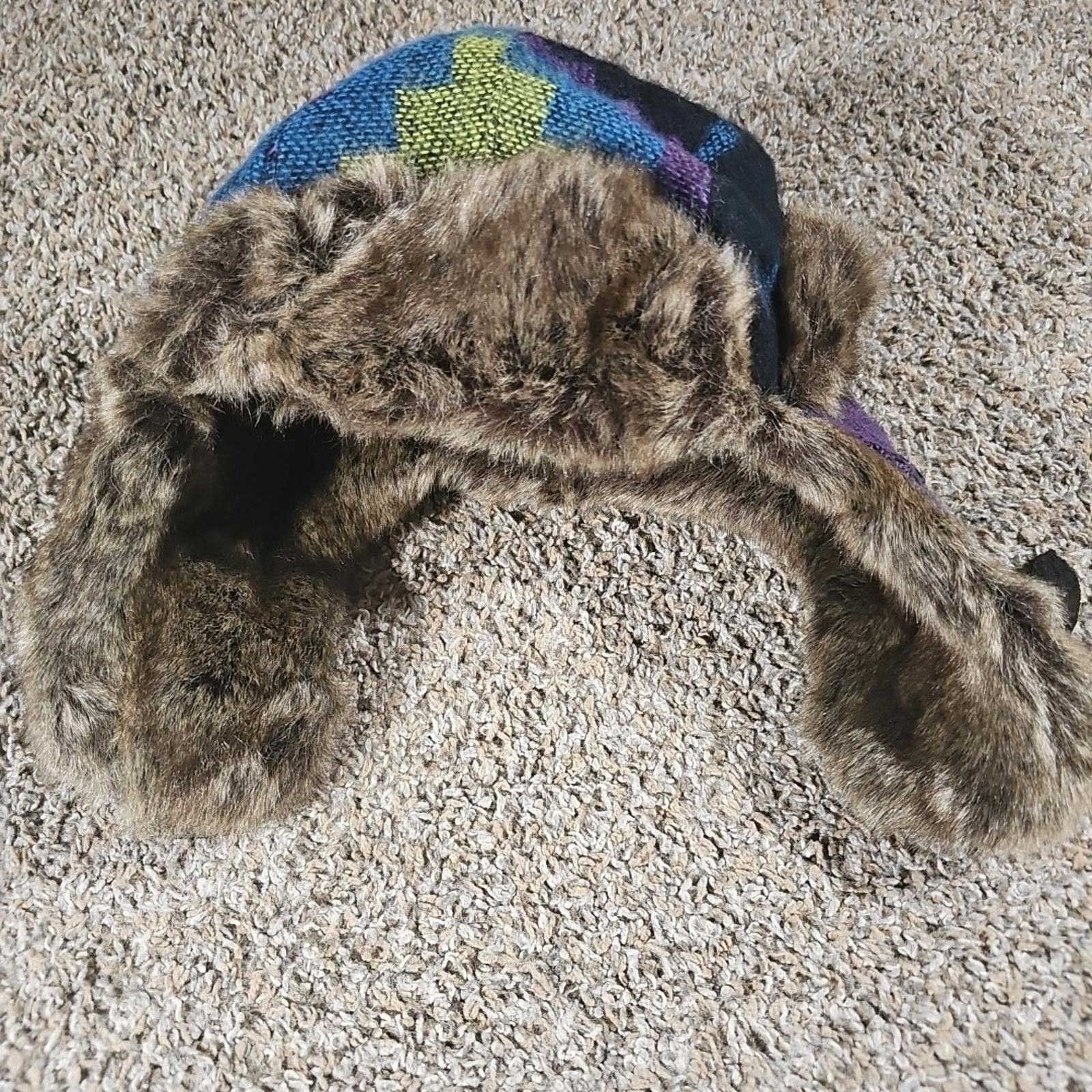 Steve Madden MUDD Trapper Hat Y2K Faux Fur Ear Flaps One Size w/ Strap Size ONE SIZE - 1 Thumbnail