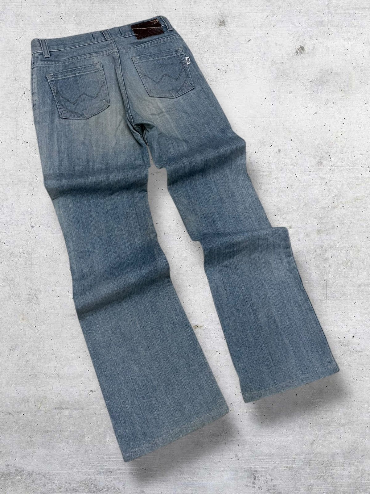 Edwin VINTAGE EDWIN 90S OG JAPAN DESIGNER FLARED MUDWASH DENIM Size US 28 / EU 44 - 10 Thumbnail