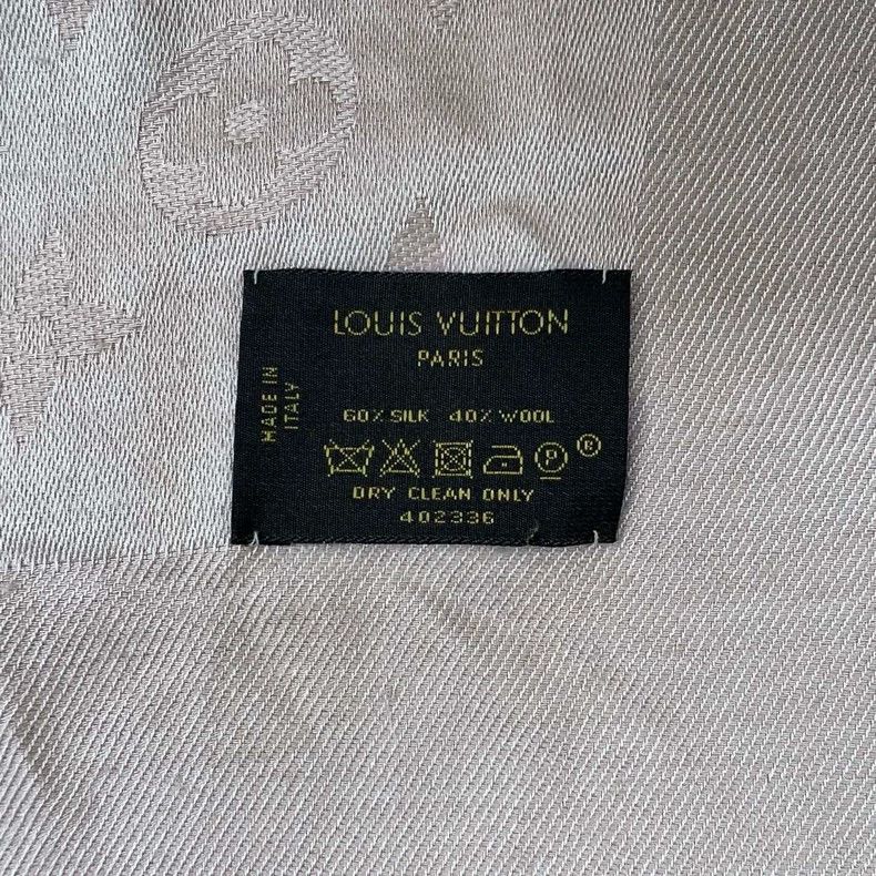 Louis Vuitton Louis Vuitton Pink presbyopic wool silk shawl Size ONE SIZE - 4 Thumbnail