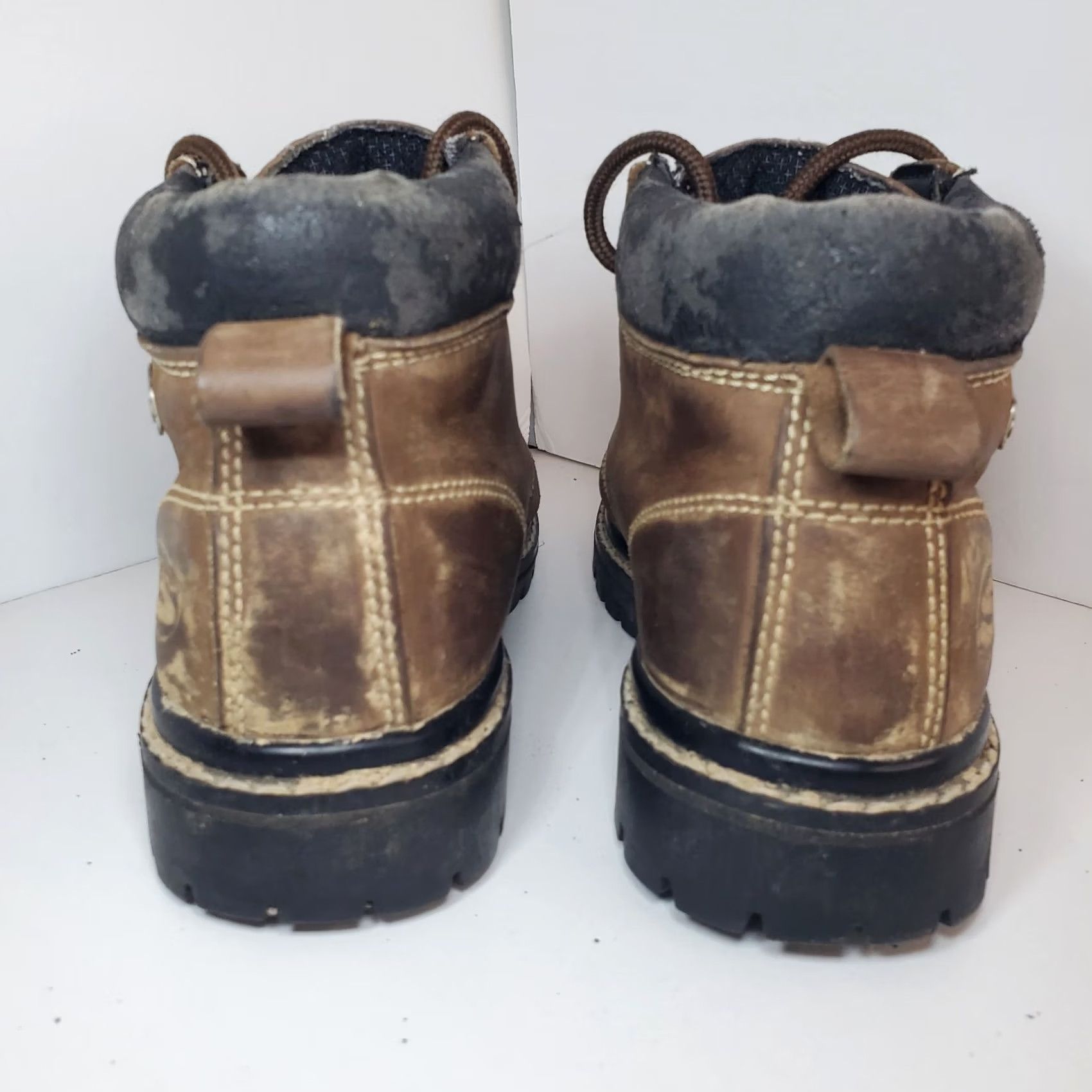 SKECHERS VINTAGE Sketchers Womens Sz 6 Brown Lug Boots 90s Y2K Chunky Grunge Distressed Boot Size US 6 / IT 36 - 5 Thumbnail