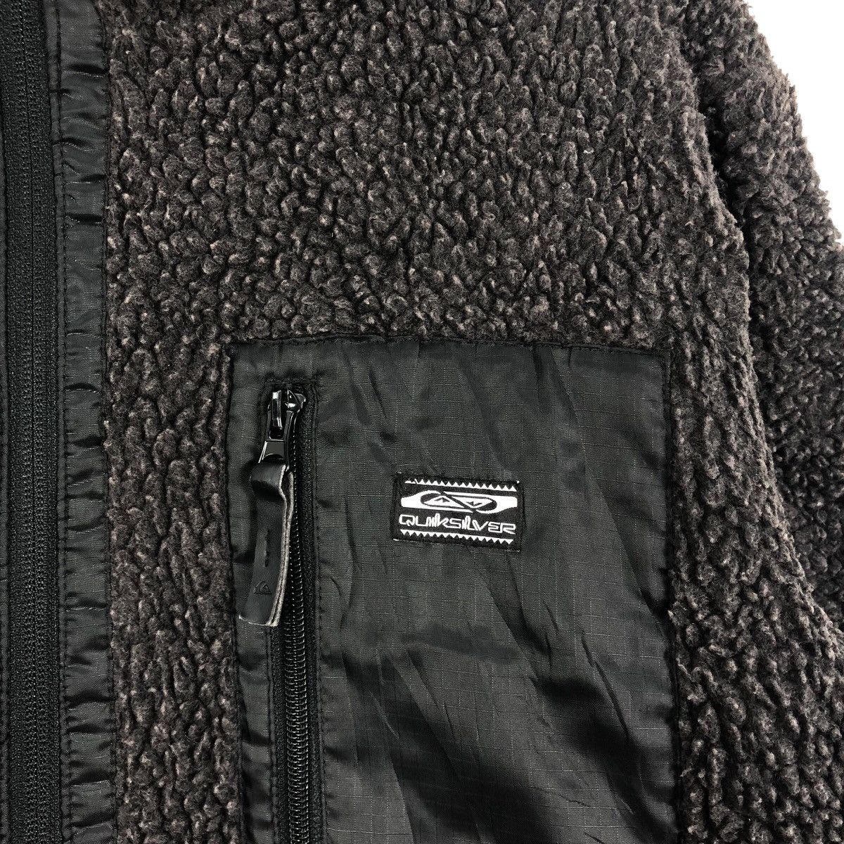 Quiksilver Vintage QUIKSILVER SURFING SURF Deep Pile Sherpa Fleece Size US L / EU 52-54 / 3 - 3 Thumbnail