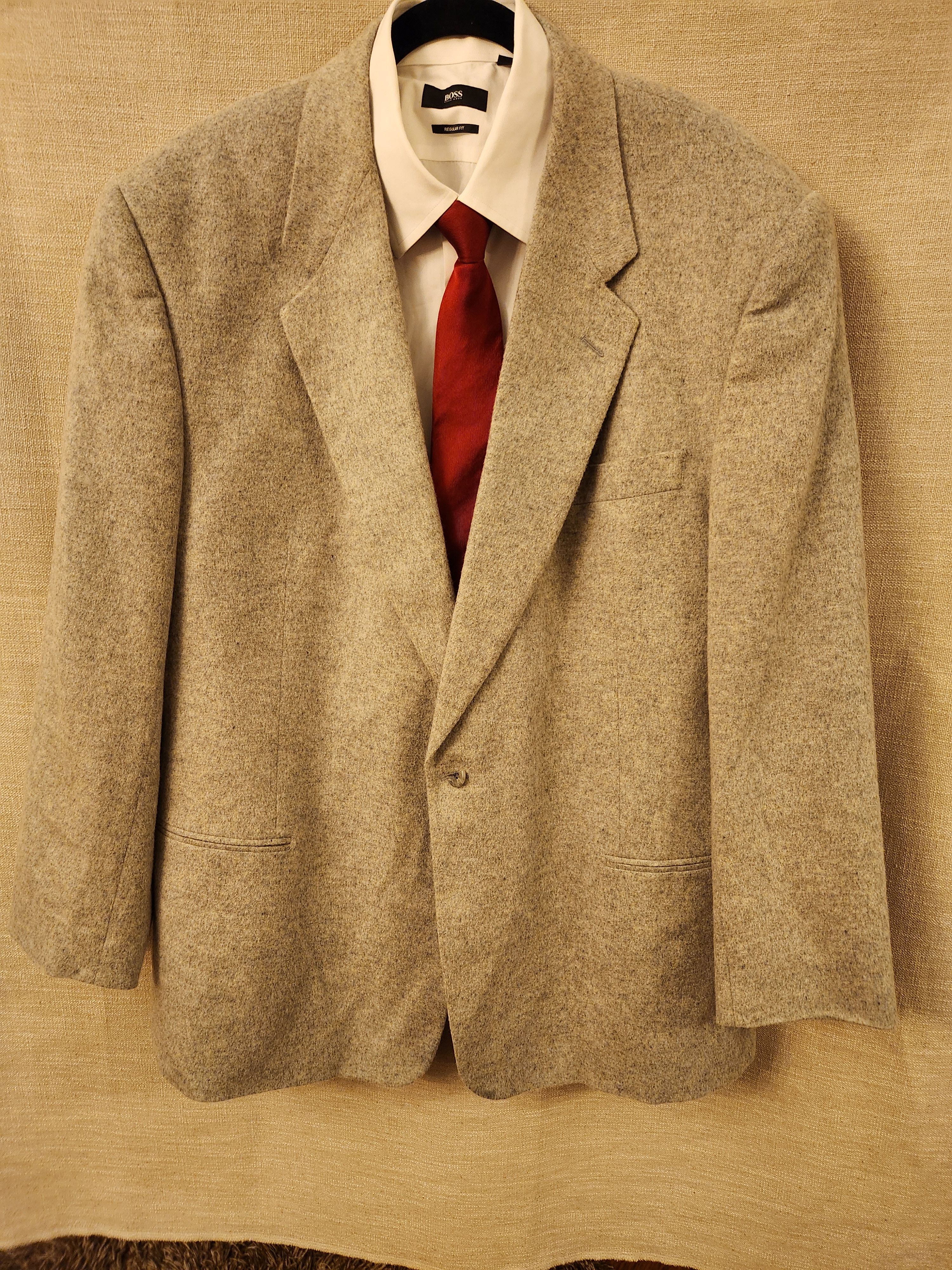 Jhane Barnes Men's 100% Cashmere One Button Blazer Size 46R - 1 Thumbnail