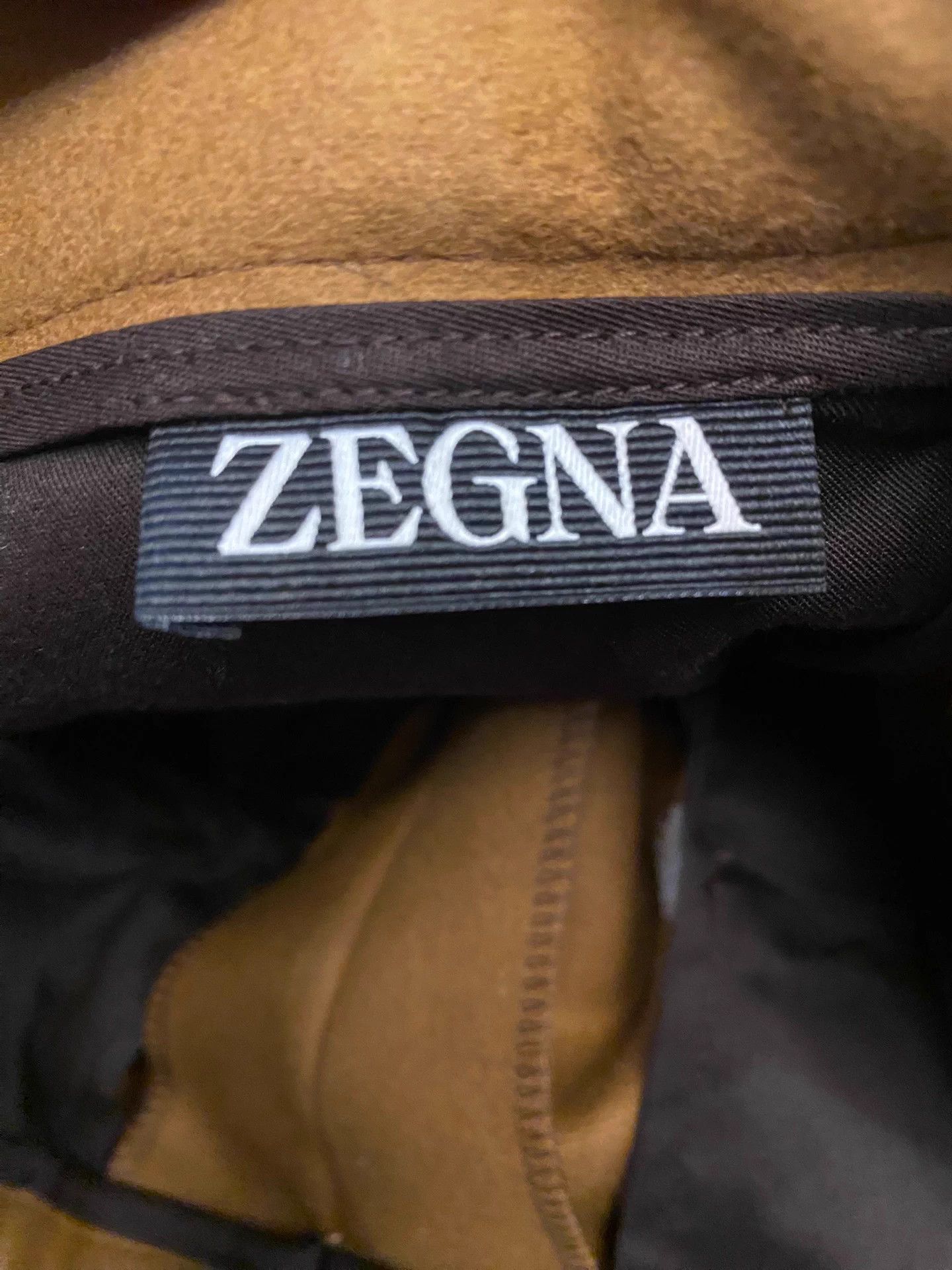 Ermenegildo Zegna ZEGNA Couture Runway Swiss Camel Wool Wide-Leg Pant Size US 36 / EU 52 - 7 Thumbnail