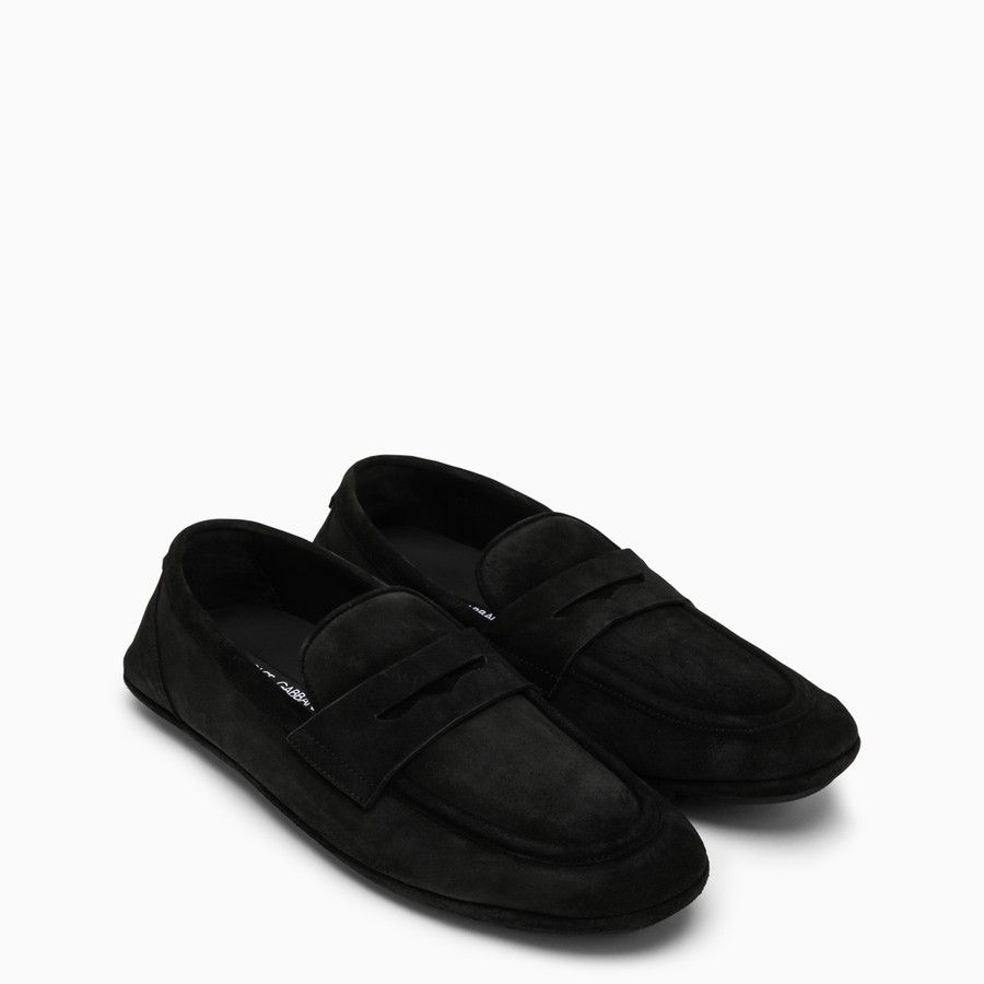 image of Dolce Gabbana O1D2Blof0324 Loafers In Black, Men's (Size 7)