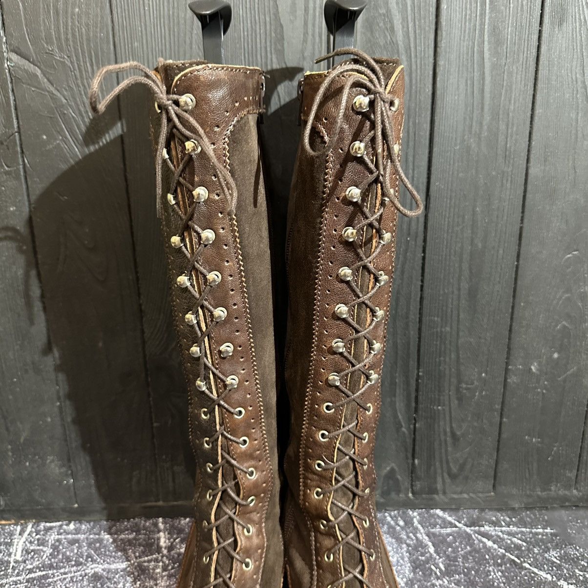 Max Mara MAX MARA - Women’s Brown Suede/Leather Boots Size 38 Size US 8 / IT 38 - 7 Thumbnail