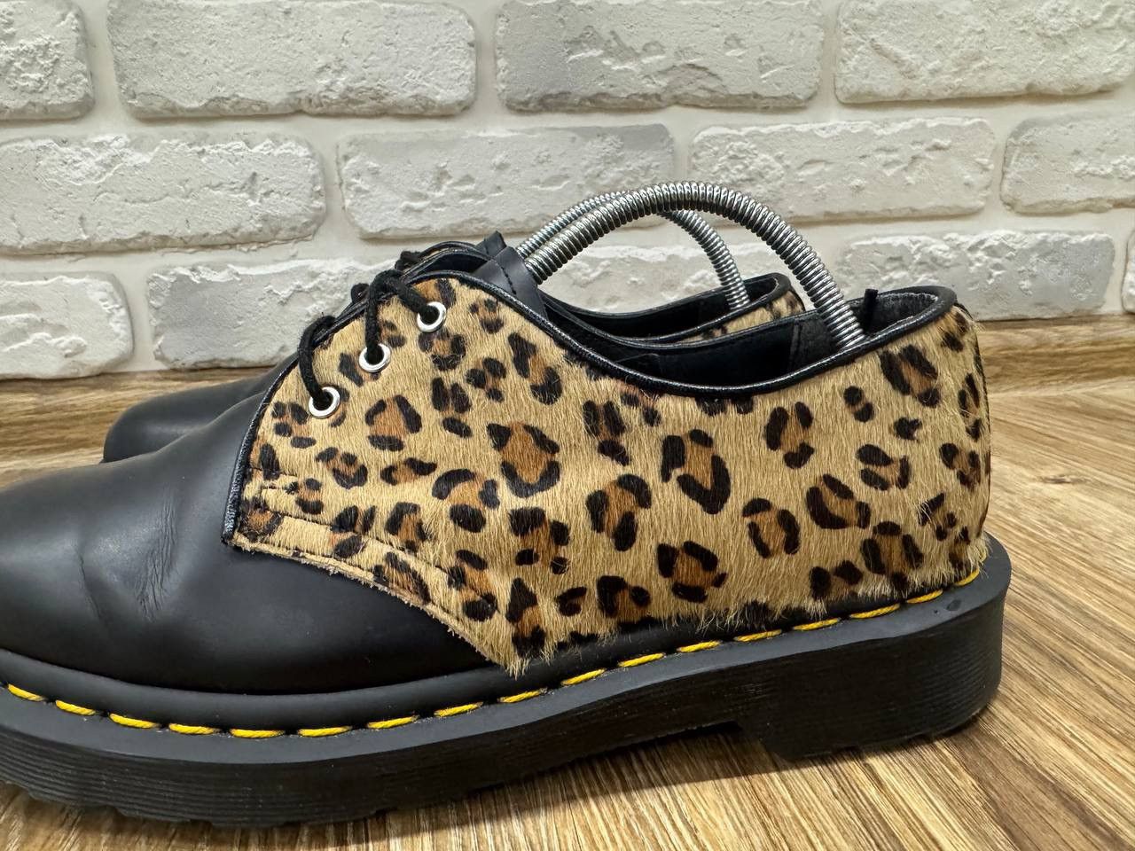Dr. Martens Vintage Dr. Marten Docs 1461 Leopard Black Oxford Loafer Size US 7 / IT 37 - 2 Thumbnail