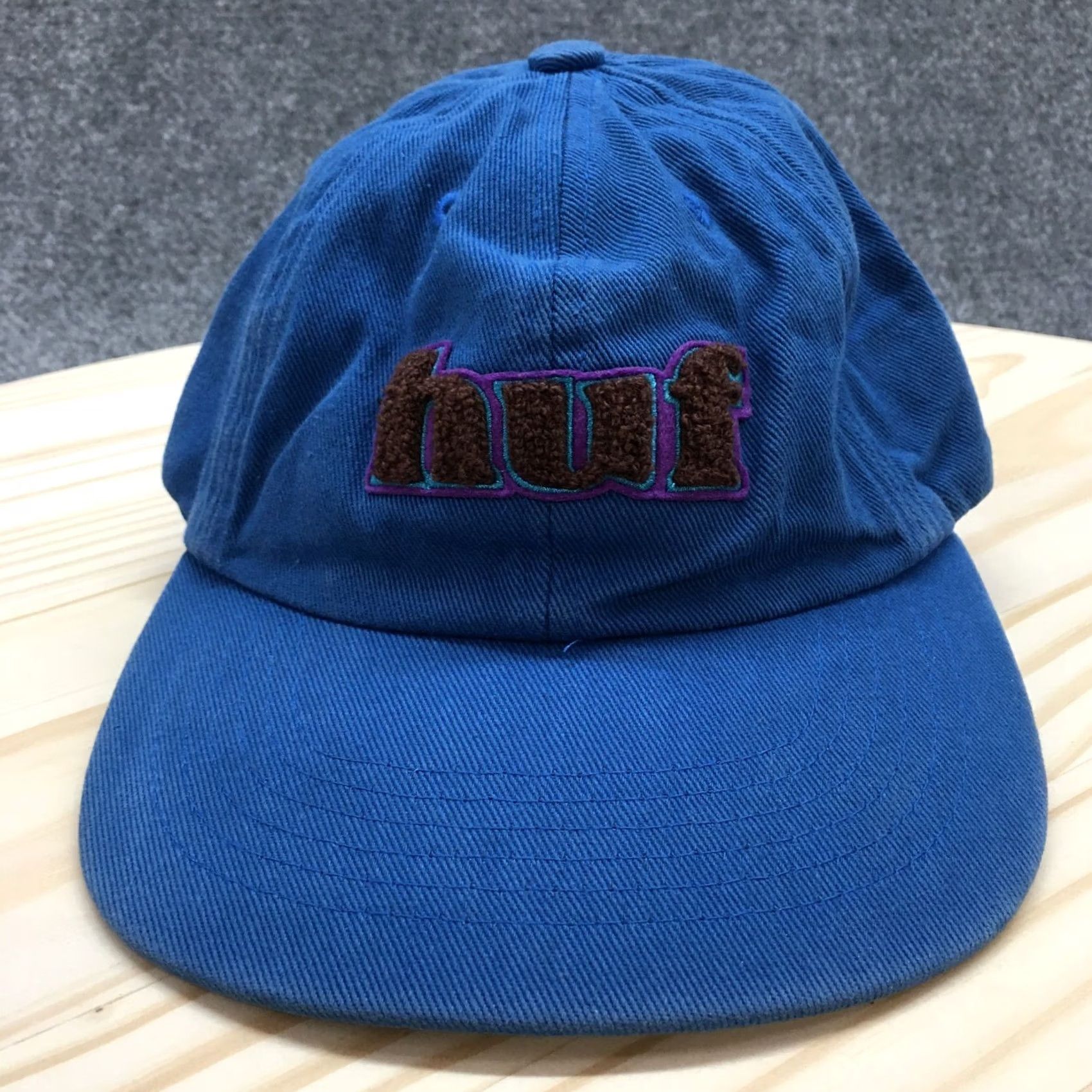 Huf HUF Baseball Cap Mens Blue One Size Adjustable Curved Brim Embroidered Logo Size ONE SIZE - 2 Thumbnail
