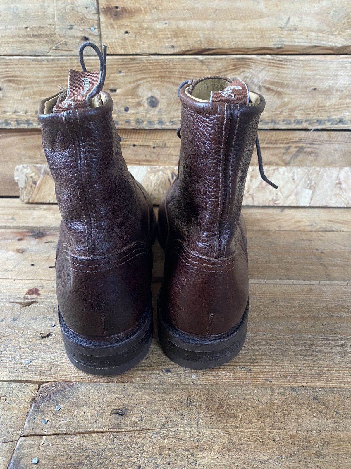 R.M. Williams R.M.Williams rickaby brown pebble lace-up boots uk 9G Size US 10 / EU 43 - 7 Thumbnail