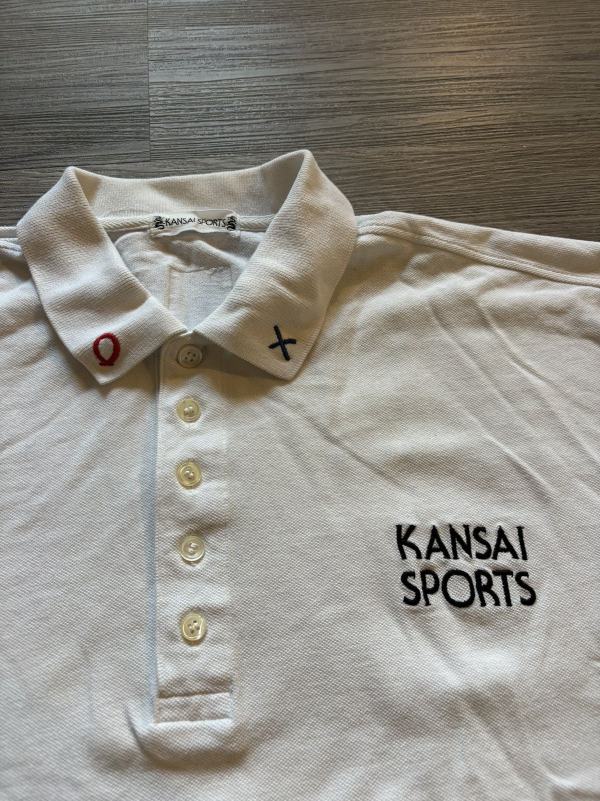 Kansai Yamamoto × Vintage Kansai sports X & O polo Size US L / EU 52-54 / 3 - 3 Thumbnail