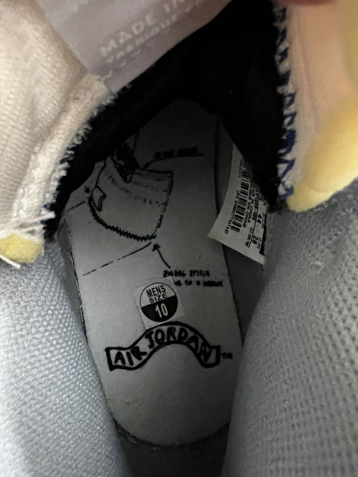 Jordan Brand × Union LA Jordan 1 Retro High Union Los Angeles Black Toe Size US 10 / EU 43 - 6 Thumbnail
