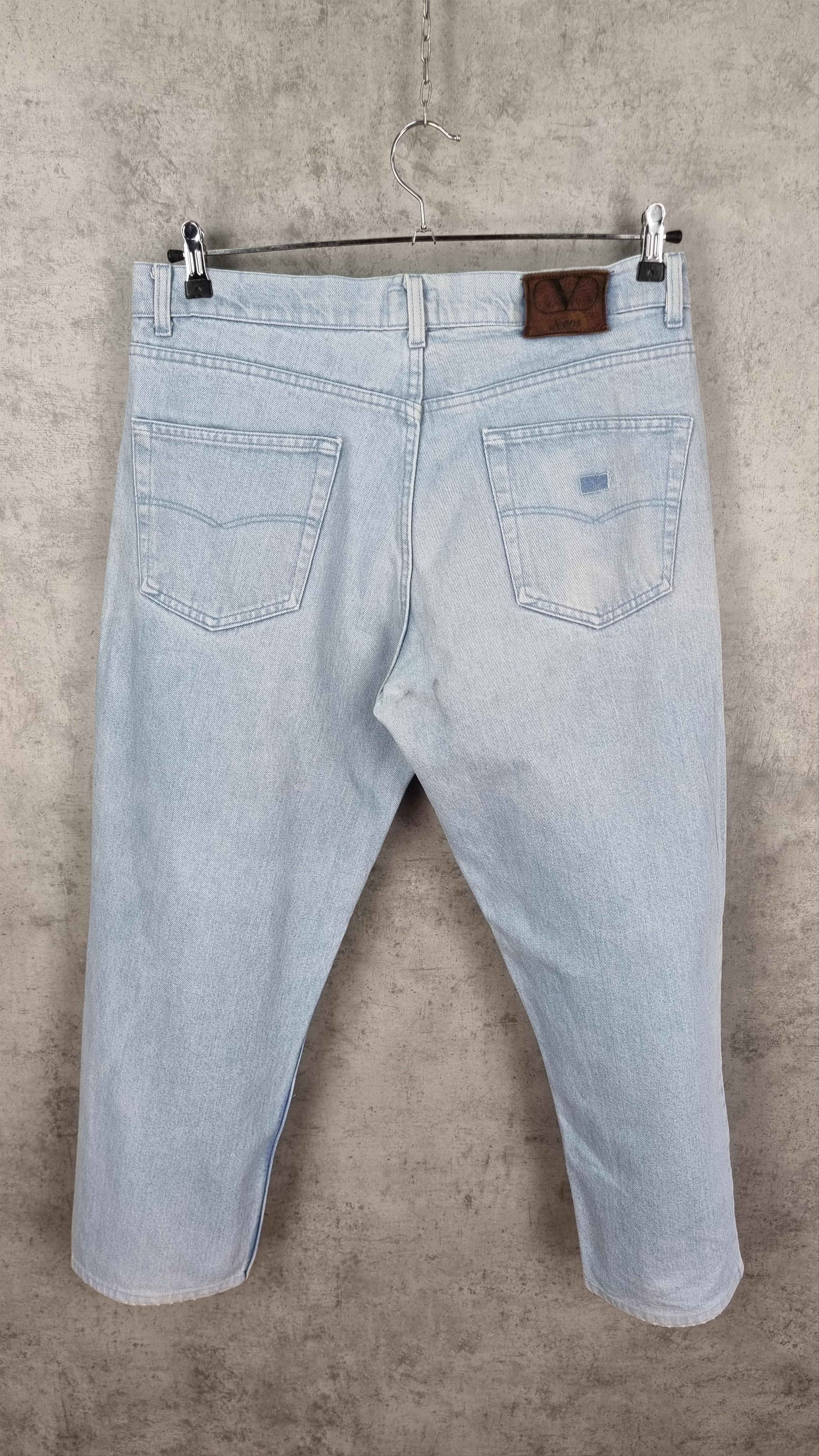 Gianni Valentino × Valentino 80s Vintage VALENTINO Bootcut Cropped Jeans Size US 33 - 11 Thumbnail