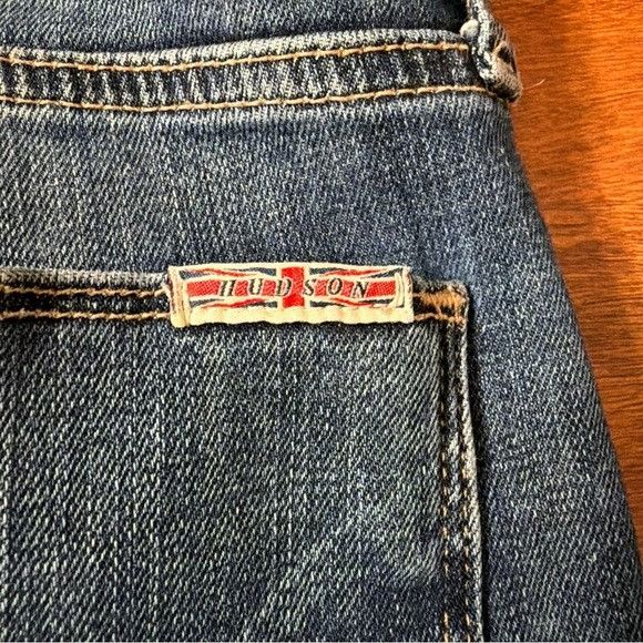 Hudson Hudson Jeans Dark Blue Boot Cut Denim Sz 30 Size 30" / US 8 / IT 44 - 5 Thumbnail