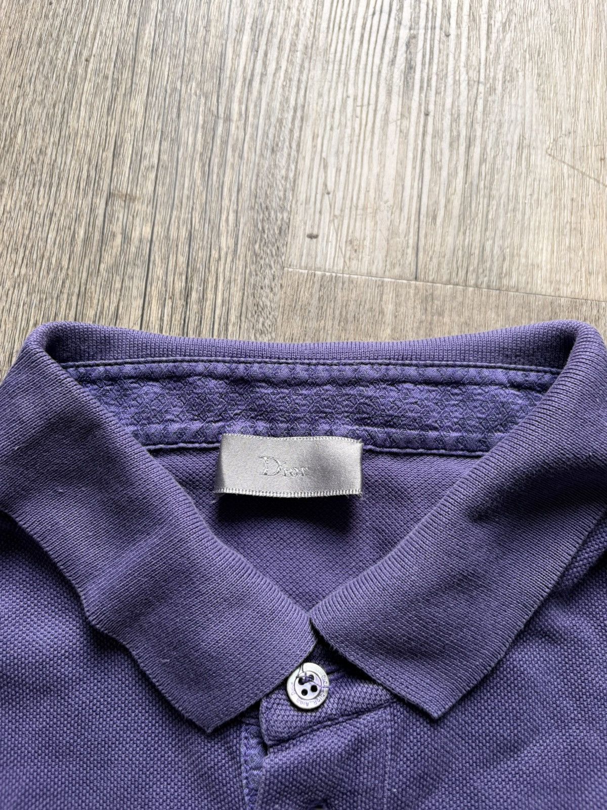 Dior Dior Bee Logo purple Polo T-Shirt Size US M / EU 48-50 / 2 - 5 Thumbnail