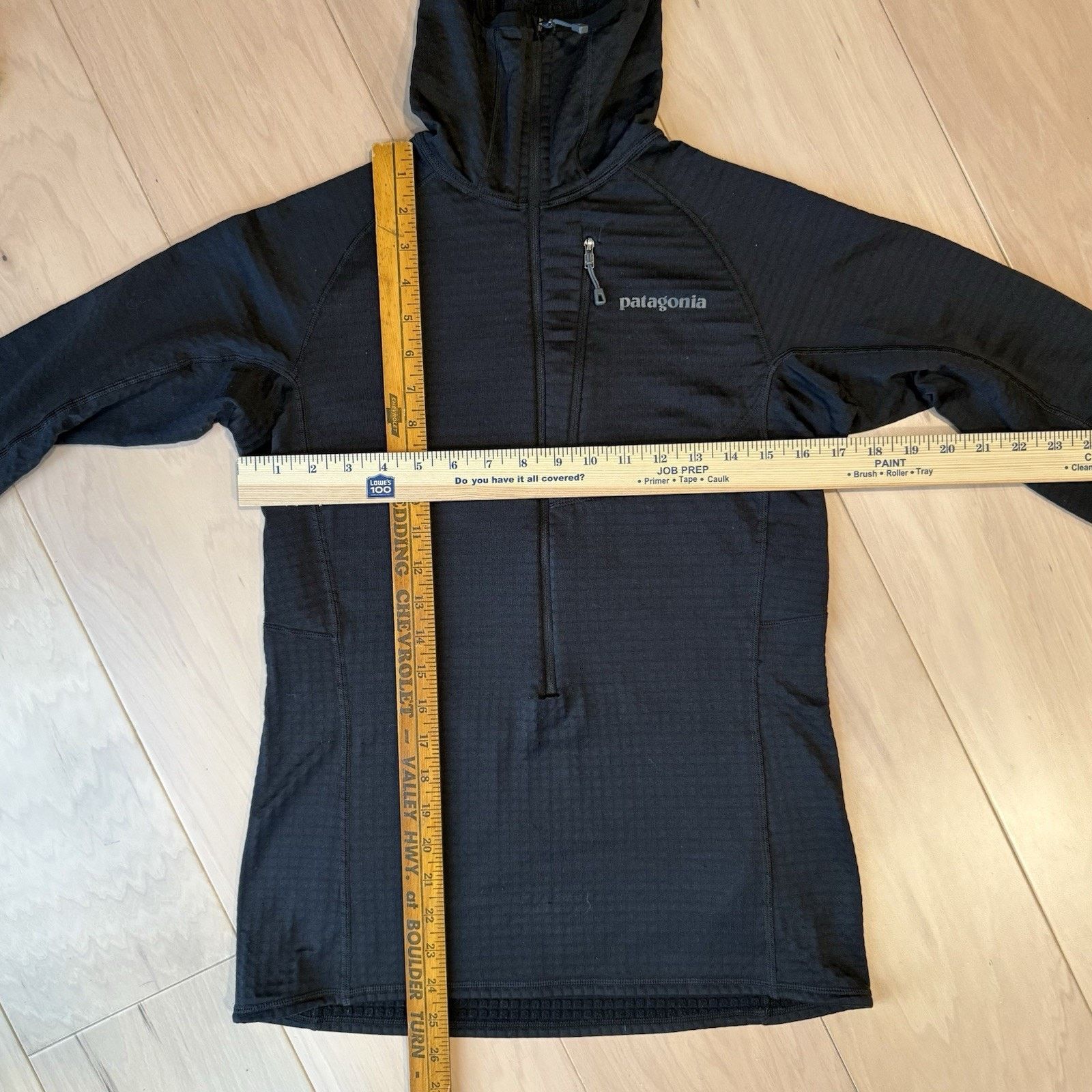 Patagonia Patagonia R1 Hoody Women's S Black Polartec Fleece Pullover Size S / US 4 / IT 40 - 3 Thumbnail