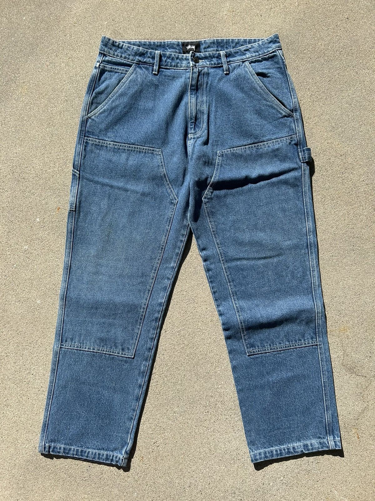 Men Denim Jacket and Jeans 2 Piece Slim-Fit Stretch Workwear