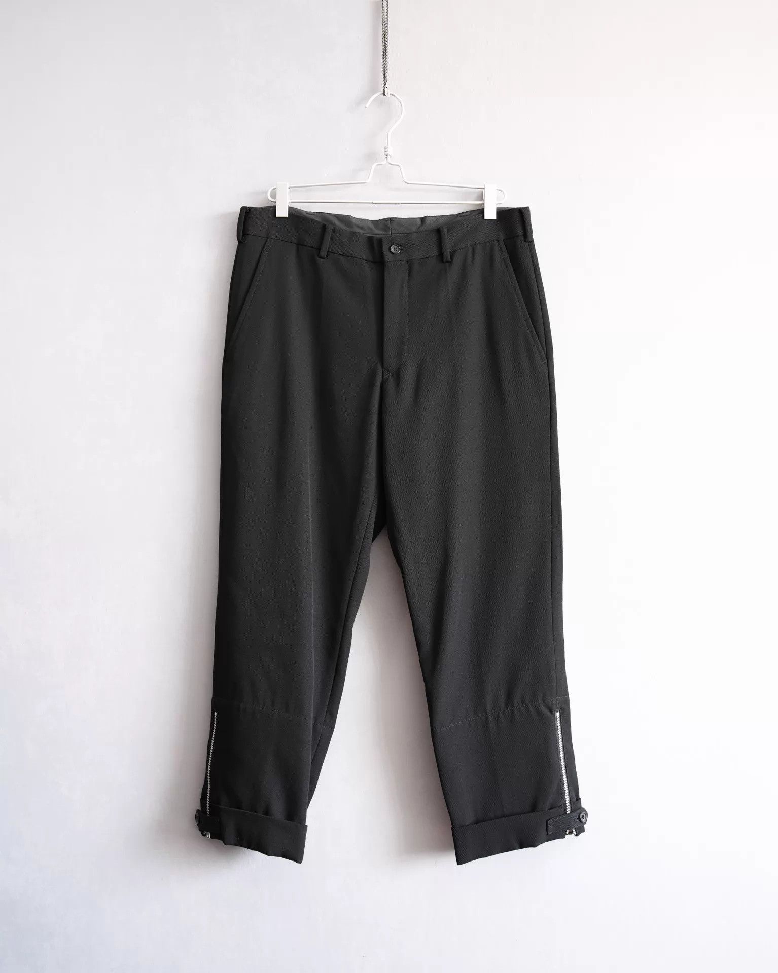 Yohji Yamamoto Yohji Yamamoto 07AW Runway Side-Zip Straight Pants Size 3 Size US 34 / EU 50 - 1 Thumbnail