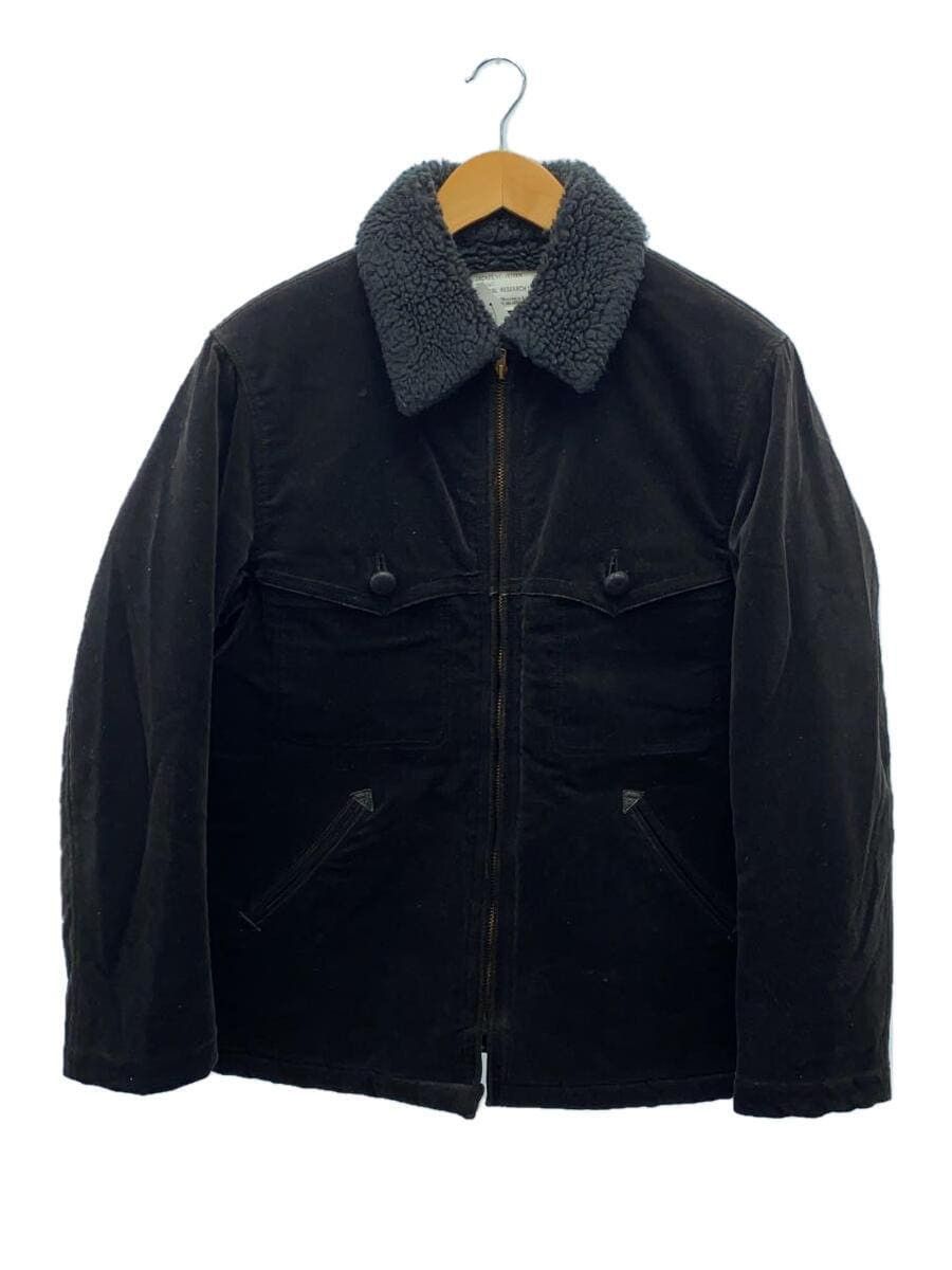 image of General Research 2004 Velour Jacket in Black, Men's (Size Medium)