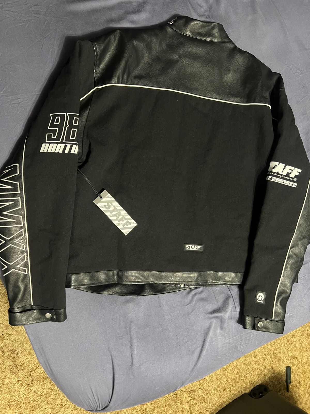 STAFF WORKFORCE STAFF “First Never Last” motorcycle jacket Size US L / EU 52-54 / 3 - 5 Thumbnail