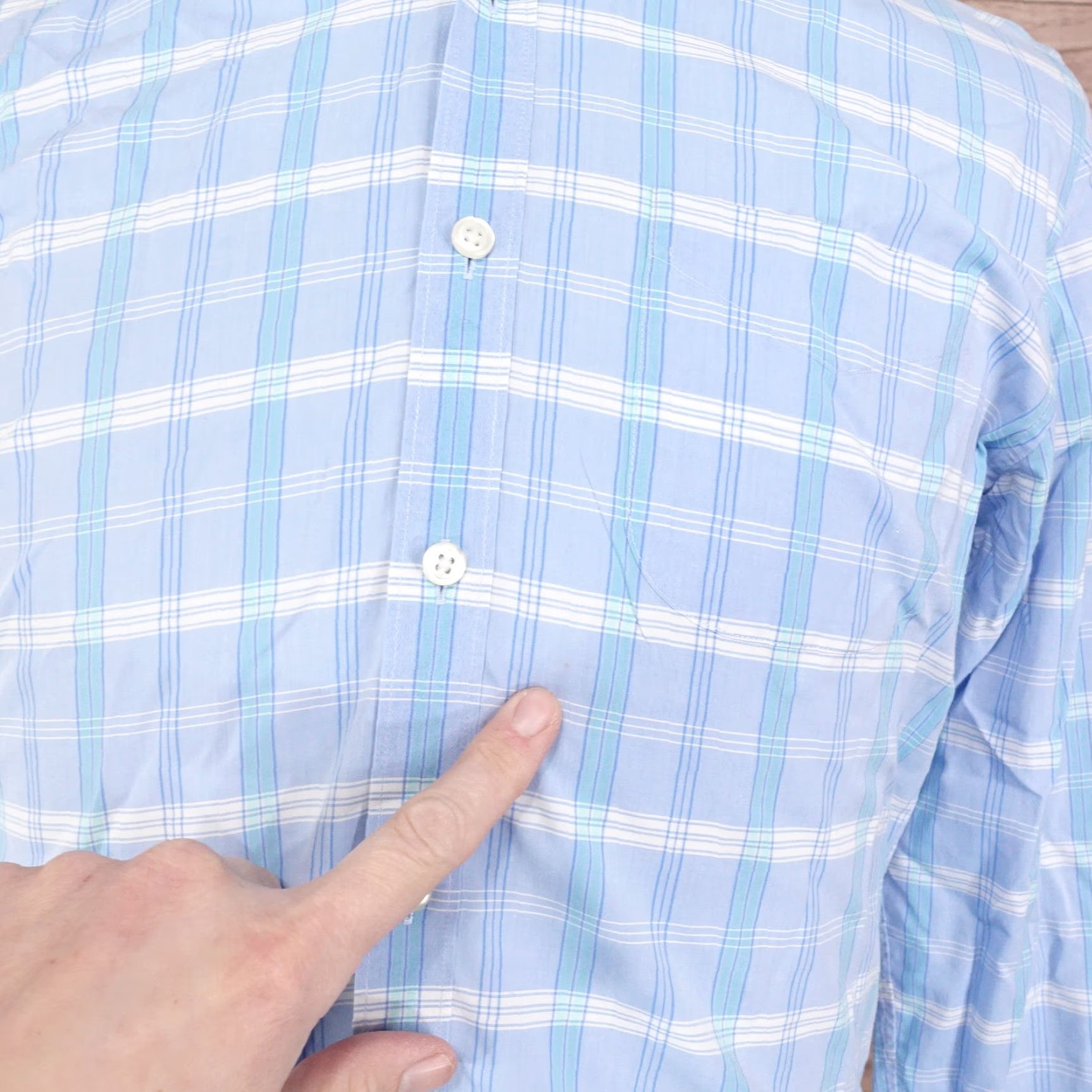 Bonobos VINTAGE BONOBOS Men's Slim Fit Blue Plaid Button-Up Shirt Size M Medium Casual Business Formal Wedding Size US M / EU 48-50 / 2 - 3 Thumbnail
