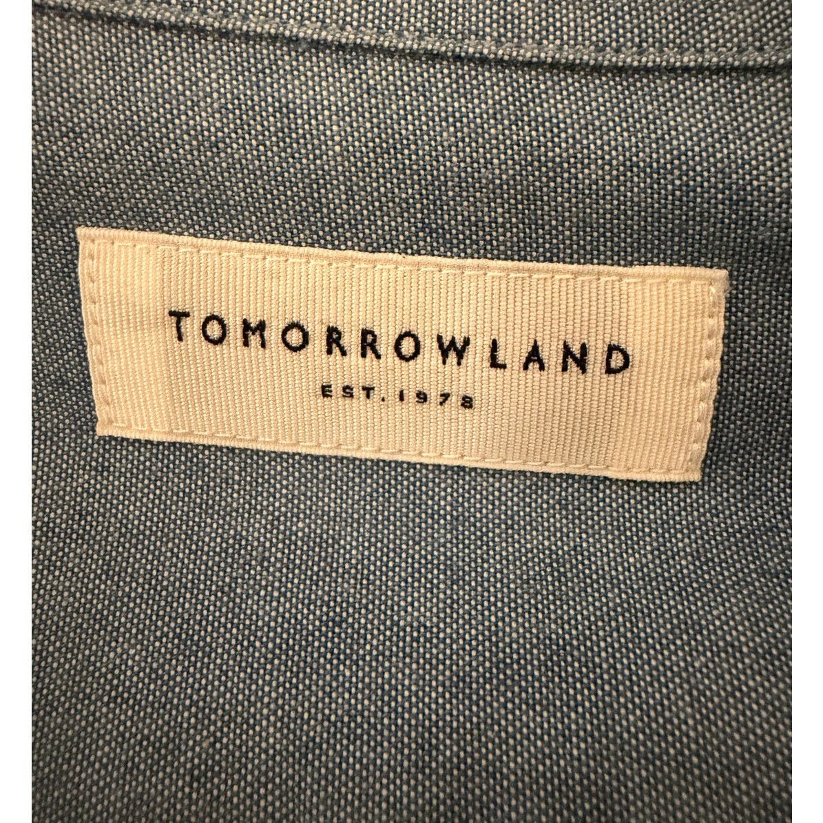 Tomorrowland Tomorrowland Blue Cotton Shirt Size US L / EU 52-54 / 3 - 3 Thumbnail