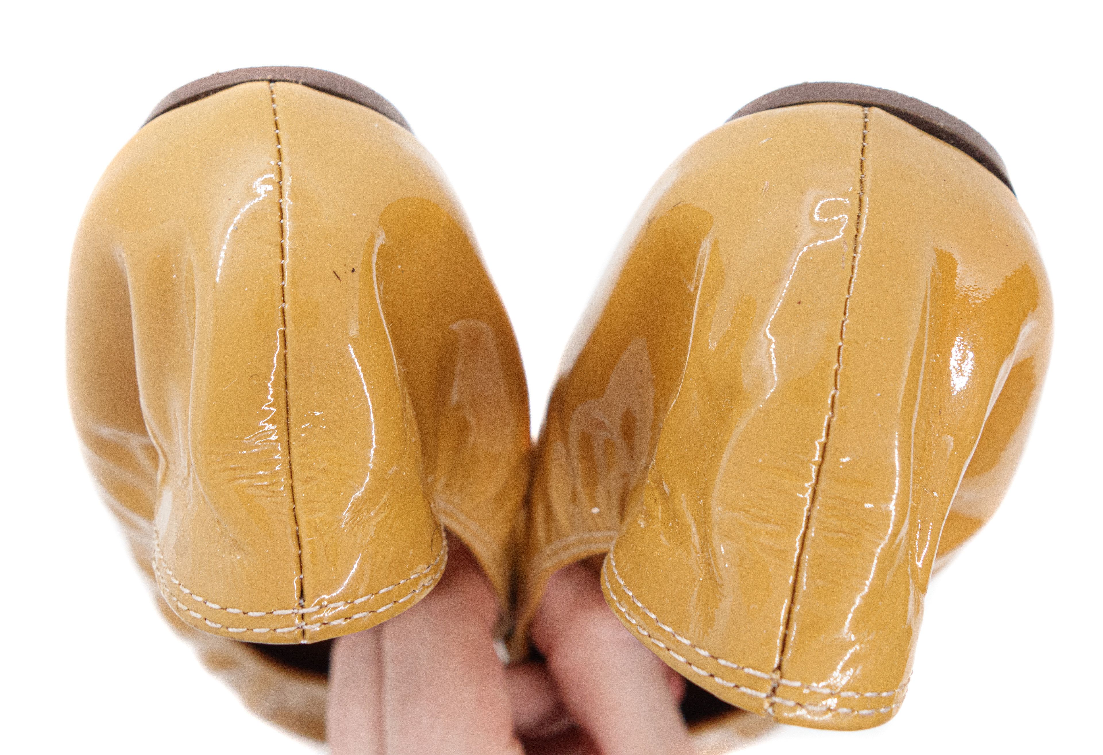 Lanvin 90S Patent Leather Boats Vintage Size US 8 / IT 38 - 6 Thumbnail