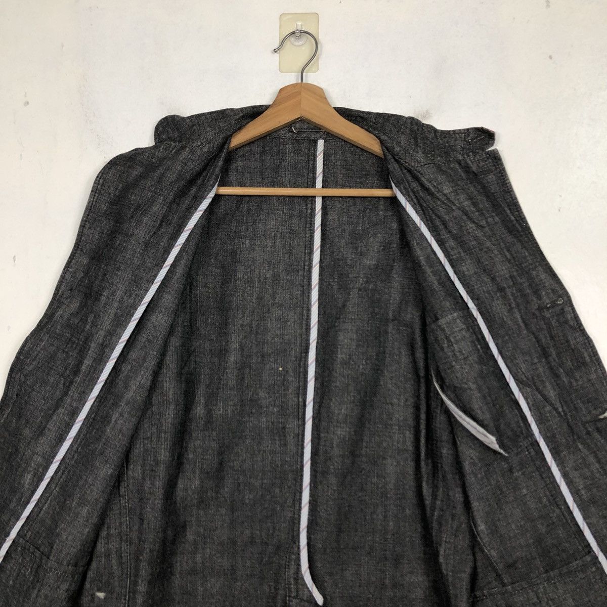 Japanese Brand Vintage Hickory Chore Jacket Uniqlo Issey Miyake Size US XL / EU 56 / 4 - 16 Thumbnail