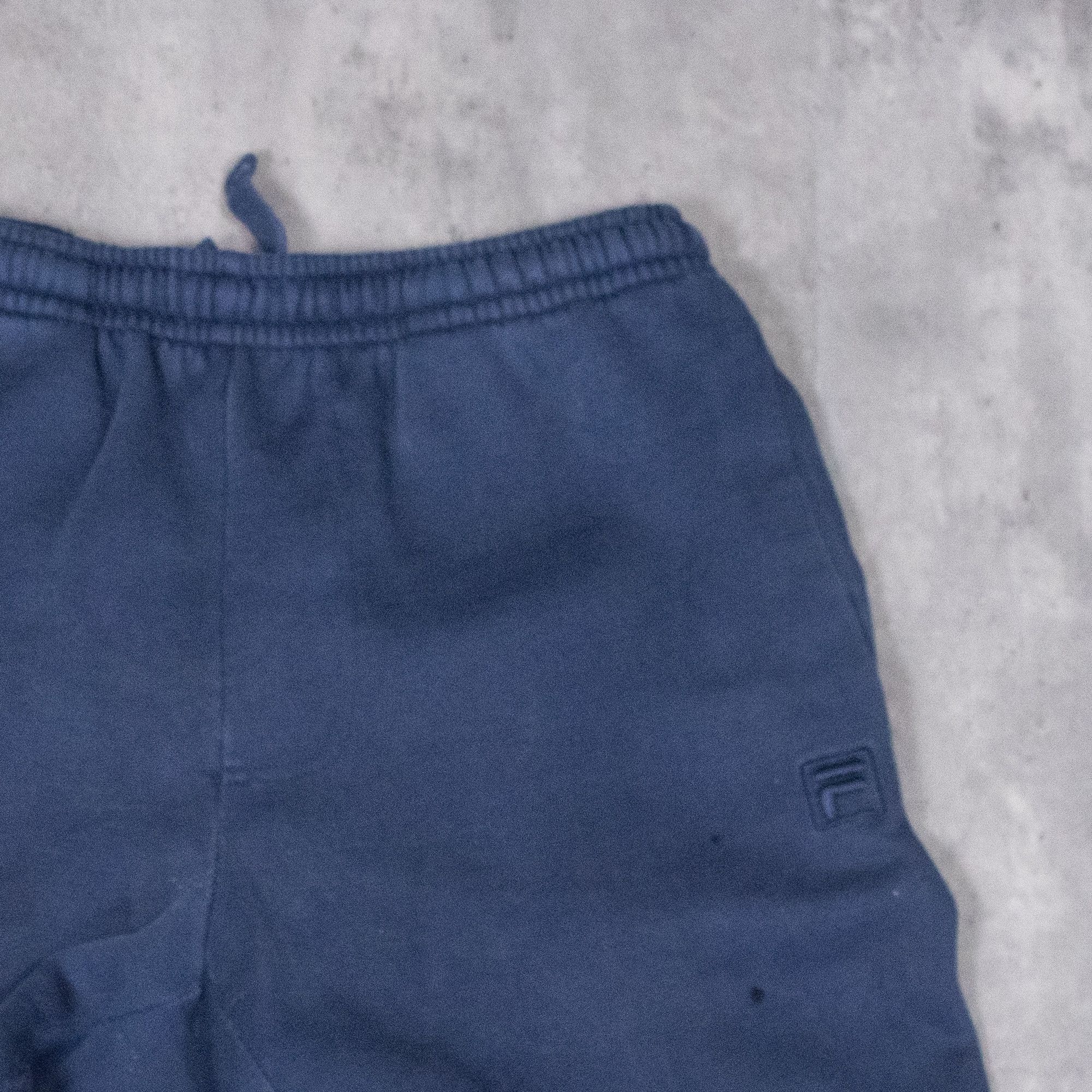 Fila Y2K 2000's Fila Baggy Relax Wide Legged Navy Sweat Pant's Size US 30 / EU 46 - 8 Thumbnail