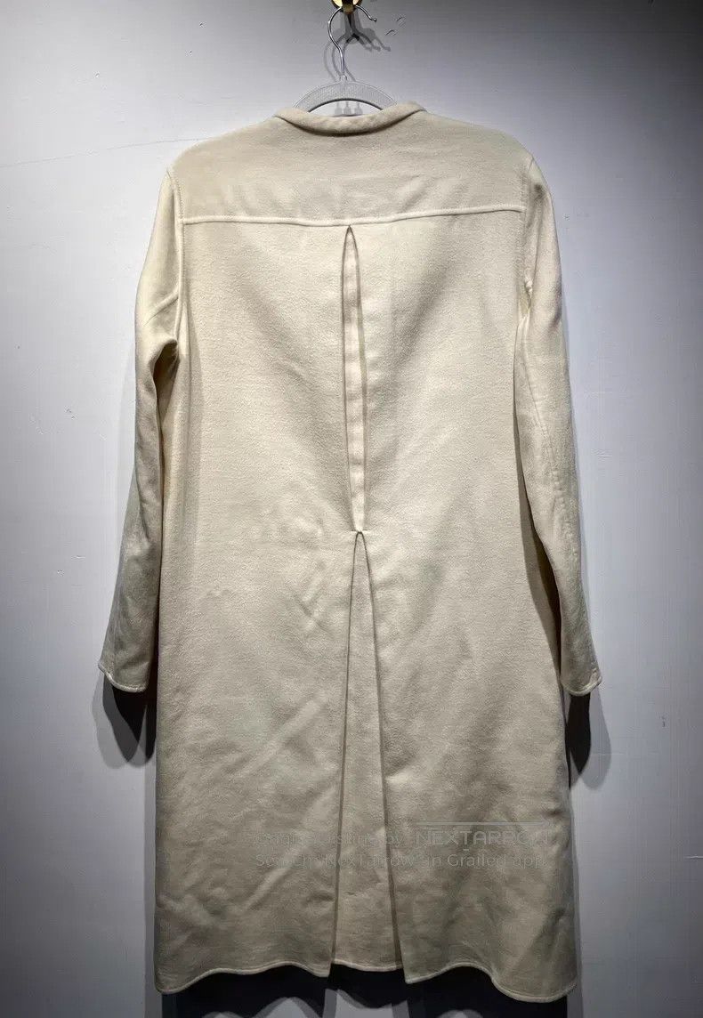 Hermes Hermes Beige Long Cashmere Goat Fur Coat Size S / US 4 / IT 40 - 2 Thumbnail
