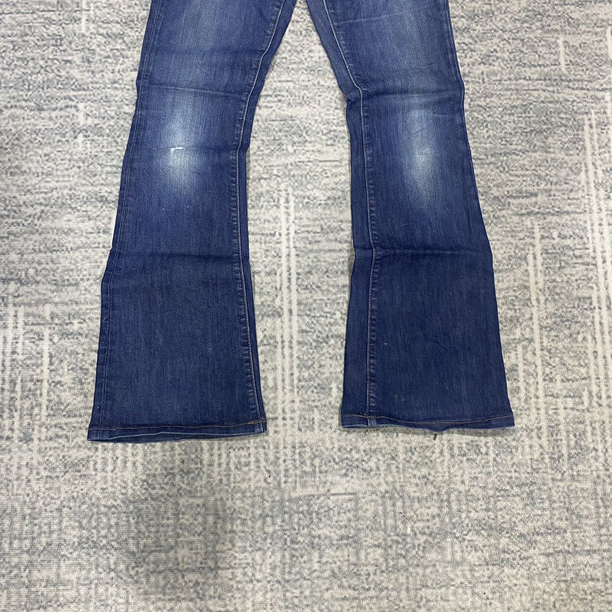 Hysteric Glamour × Japanese Brand × Le Grande Bleu (L.G.B.) Flare☠️ Bebe Bootcut Jeans USA Washed Vintage Designer Size US 29 - 3 Thumbnail