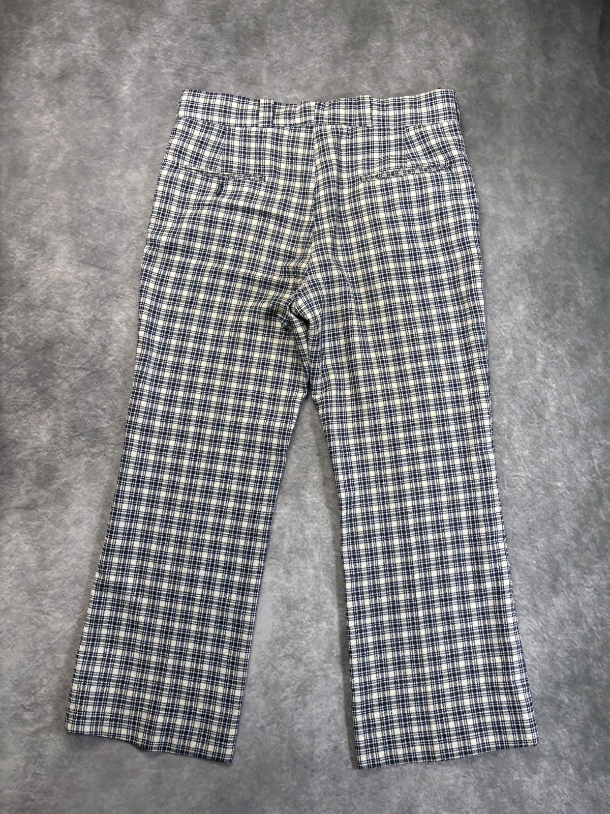 Sears × Vintage 1960s Plaid Trousers Vintage Don Parker Polyester Pants 70s Size US 34 / EU 50 - 13 Thumbnail