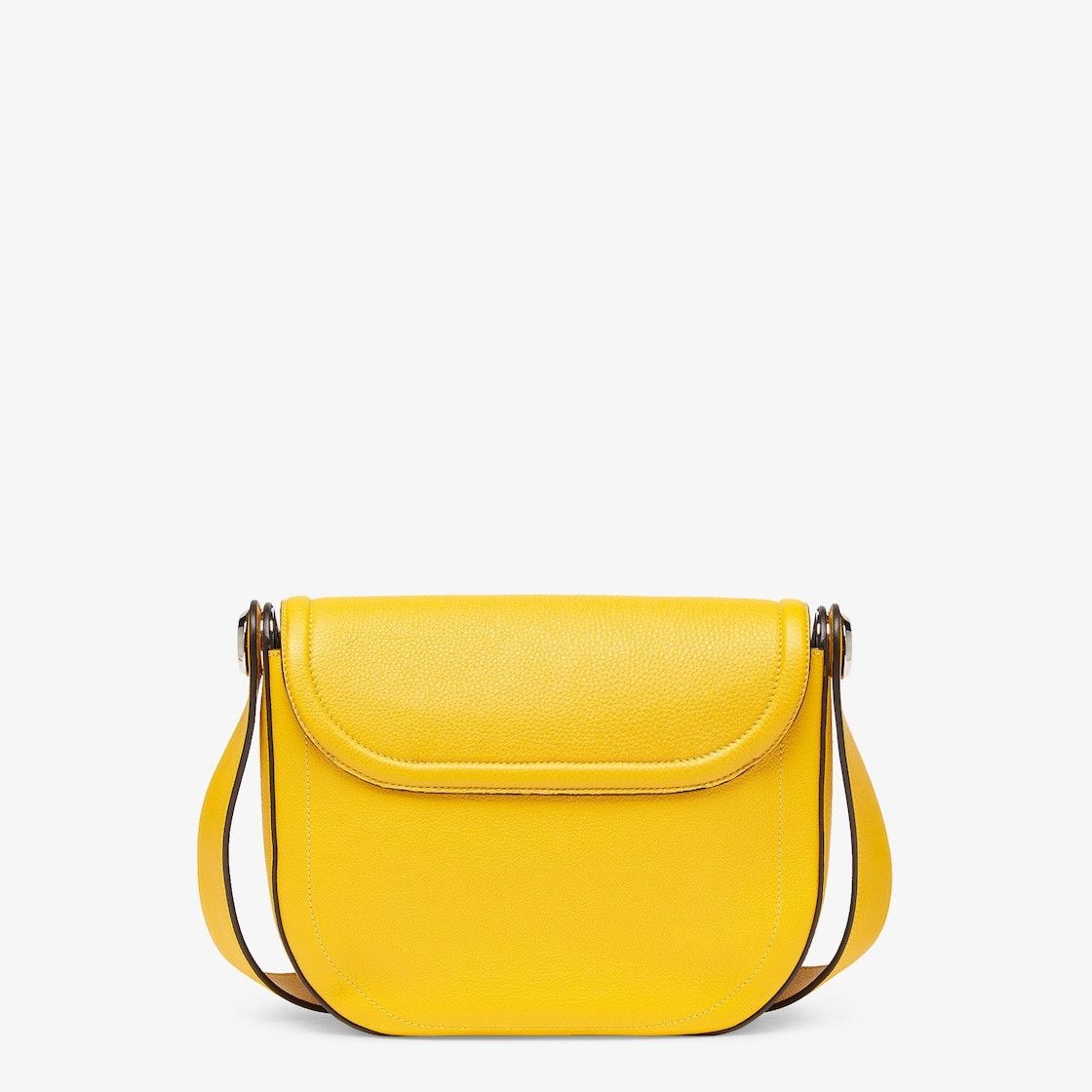 Fendi o1s1wg110925 Size:OS/Fendi Roma Leather Chiodo in Yellow Size ONE SIZE - 2 Thumbnail