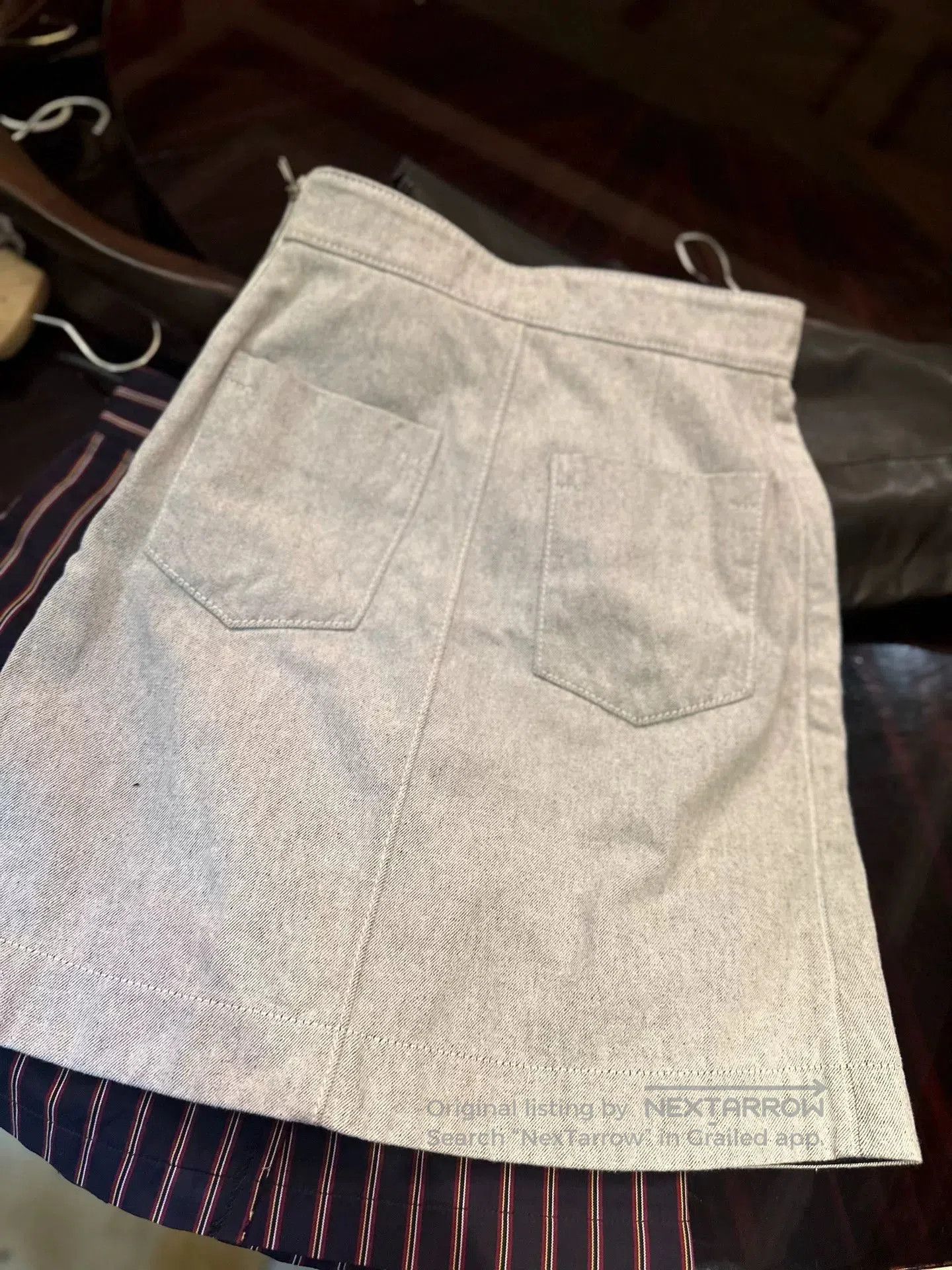 Hermes Hermes Light Gray Knee. Size US 34 / EU 50 - 7 Thumbnail