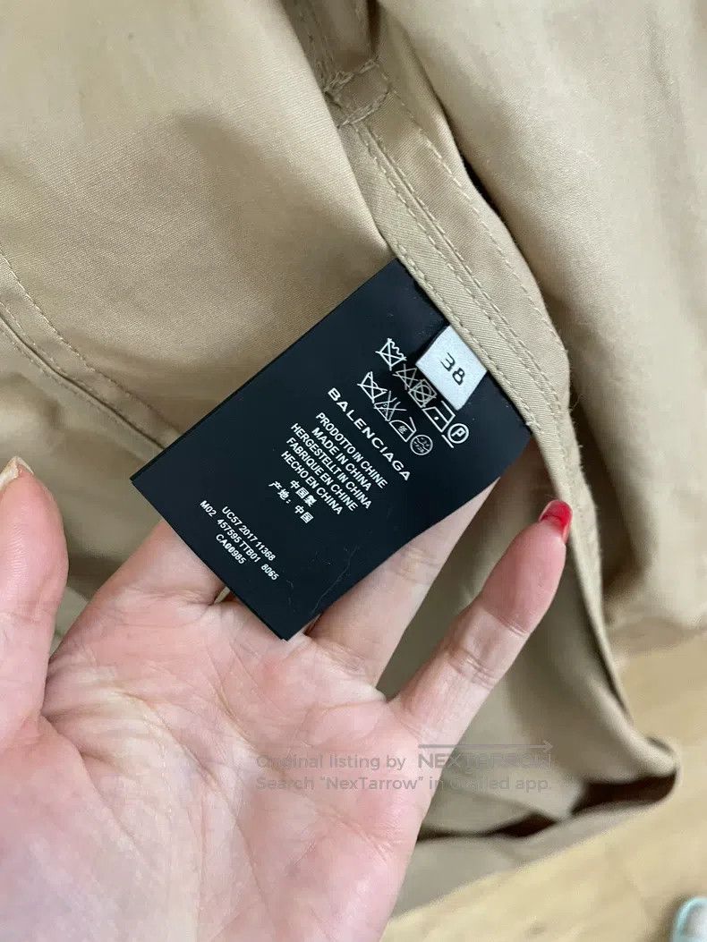 Other Balenciaga Women's mid-length trench coat, size 38 Size XS / US 0-2 / IT 36-38 - 4 Thumbnail