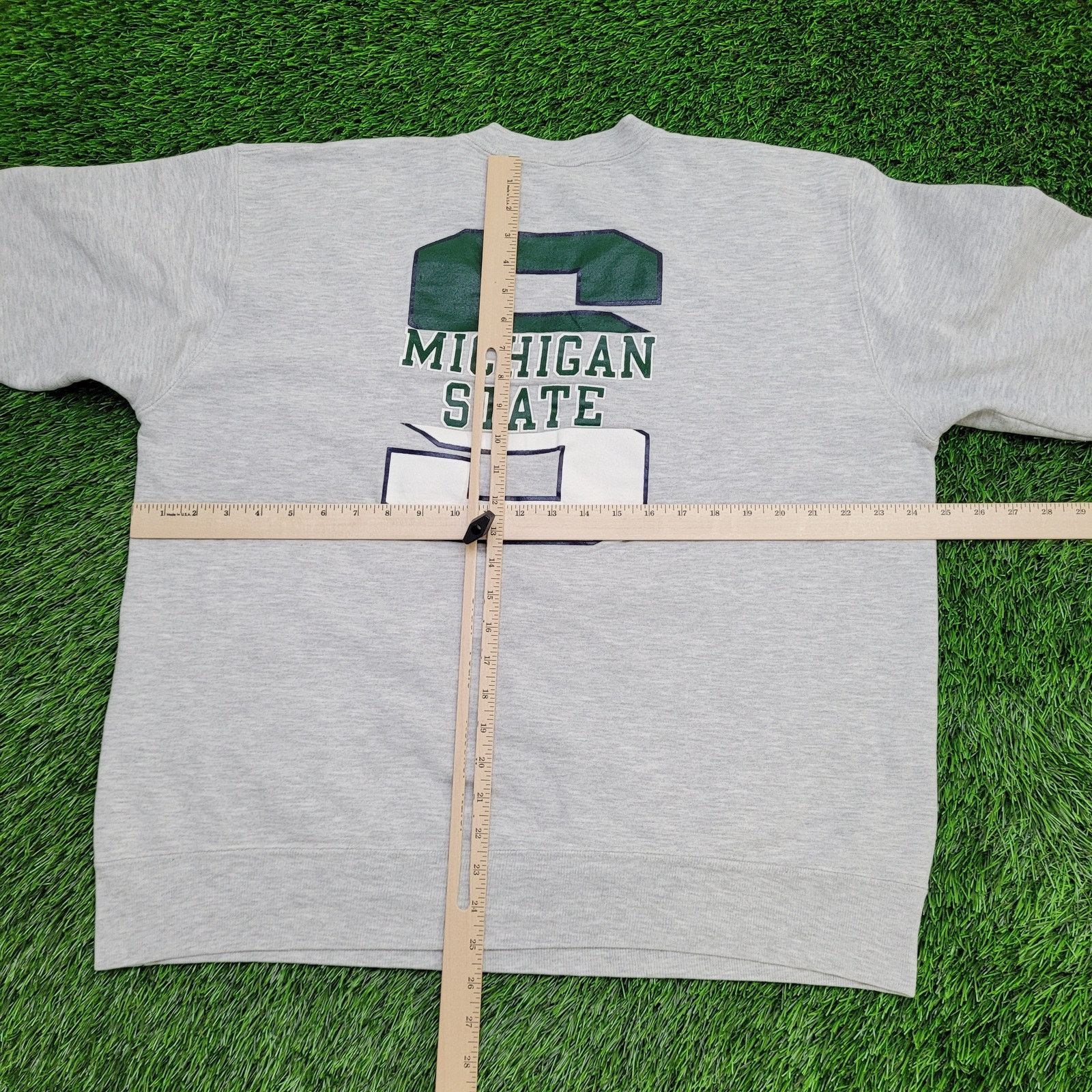 Champion Vintage Michigan State Sweatshirt Womens 2XL 25x26 USA Size XXL / US 16-18 / IT 52-54 - 6 Thumbnail