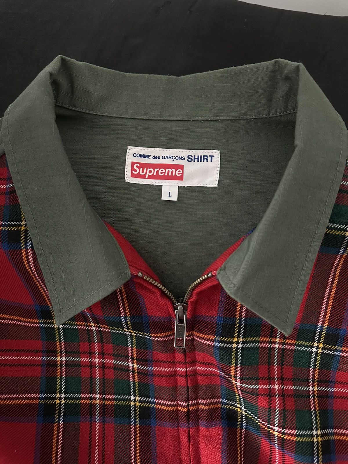Supreme Comme des Garcons X Supreme Work Plaid Jacket Size US L / EU 52-54 / 3 - 3 Thumbnail