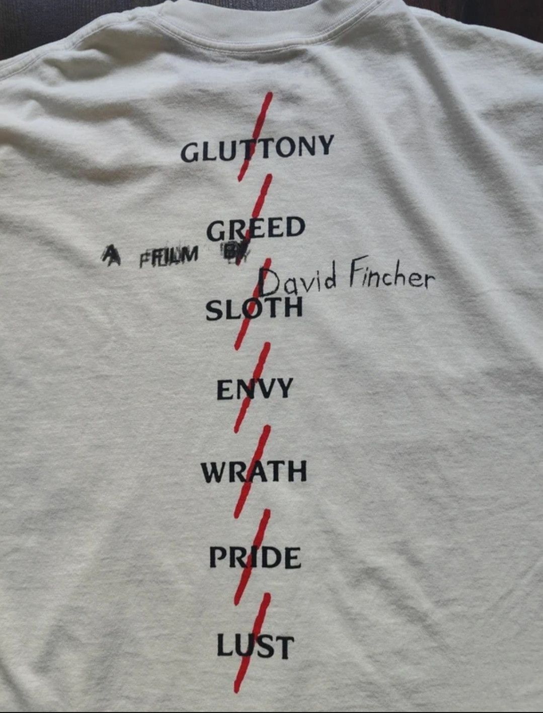 Other Super Rare Vintage Se7en Seven David Fincher XL T-shirt Size US XL / EU 56 / 4 - 7 Thumbnail