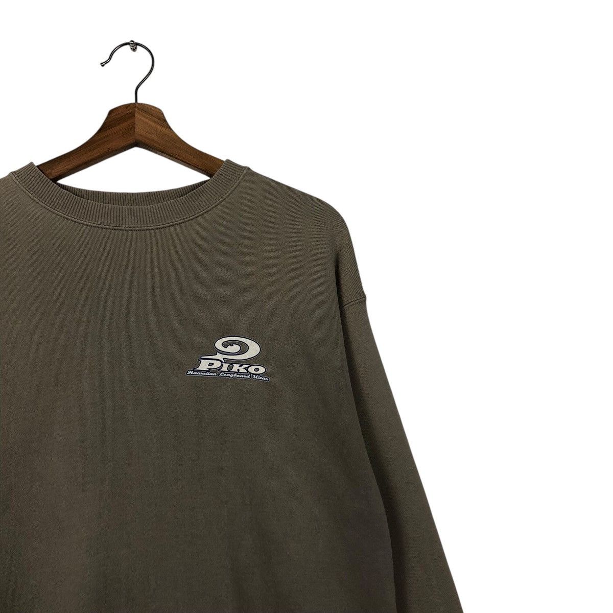 Japanese Brand 90s Piko Hawaiian Surf Crewneck — Coastal Graphic Size US M / EU 48-50 / 2 - 7 Thumbnail