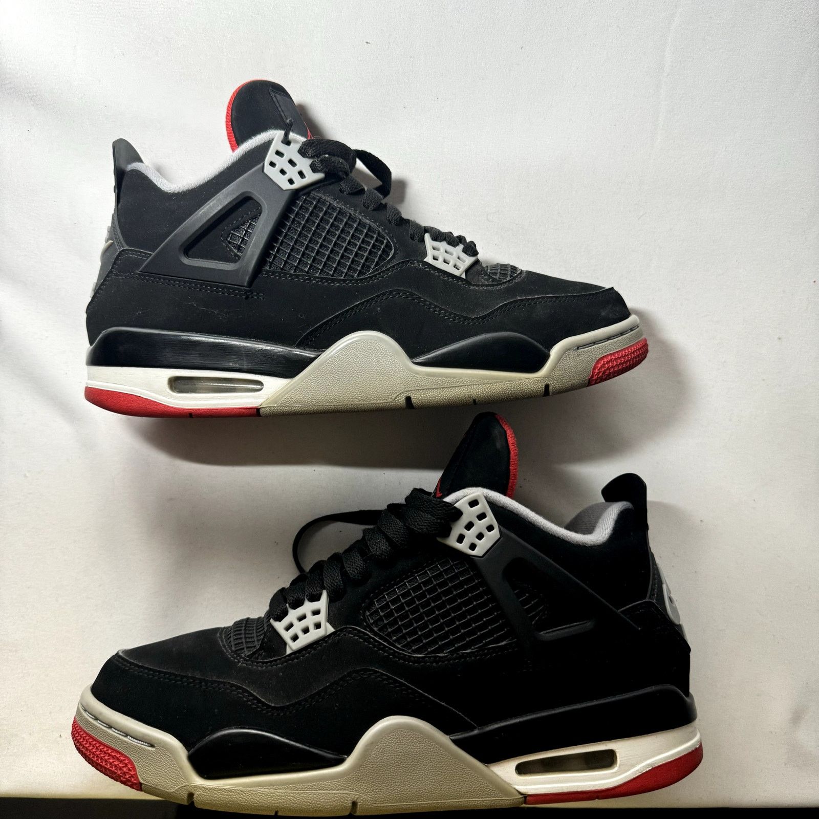 Jordan Brand × Nike Size 9.5 - Nike Air Jordan 4 Retro OG Bred 2019 Men's Shoes Size US 9.5 / EU 42-43 - 2 Thumbnail