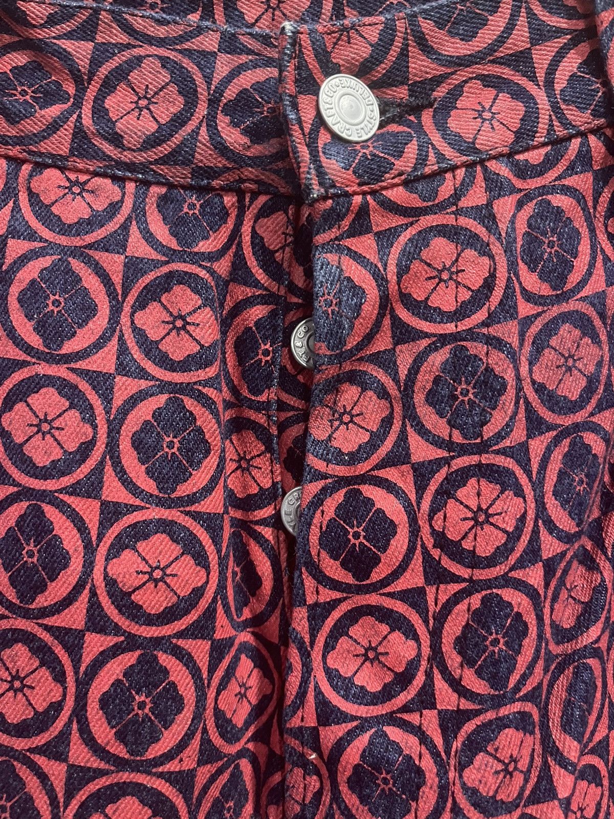 Evisu Evisu Yamane Sakura Flowers Japan Size US 36 / EU 52 - 9 Thumbnail