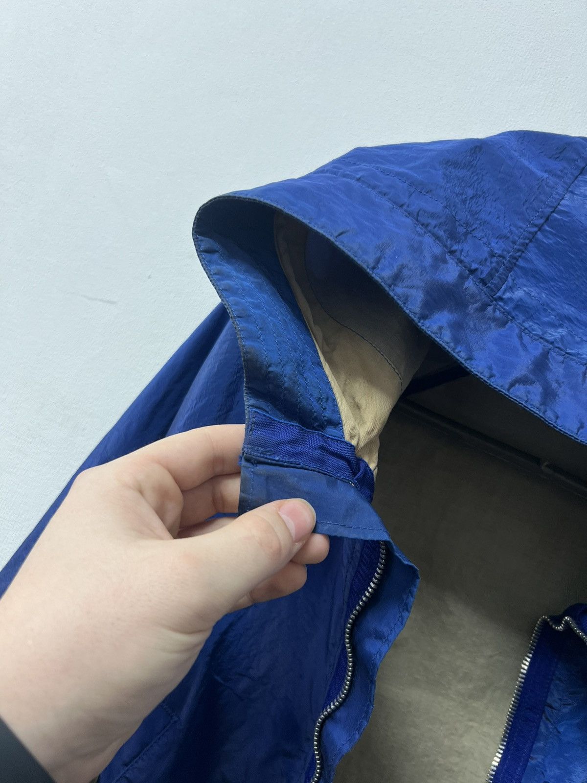 Stone Island Rare Vintage Stone Island Nylon Jacket Metal Blue Mens Size US L / EU 52-54 / 3 - 17 Thumbnail
