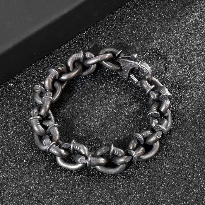 Jewelry Heavy Chain Bracelet Size ONE SIZE - 2 Thumbnail