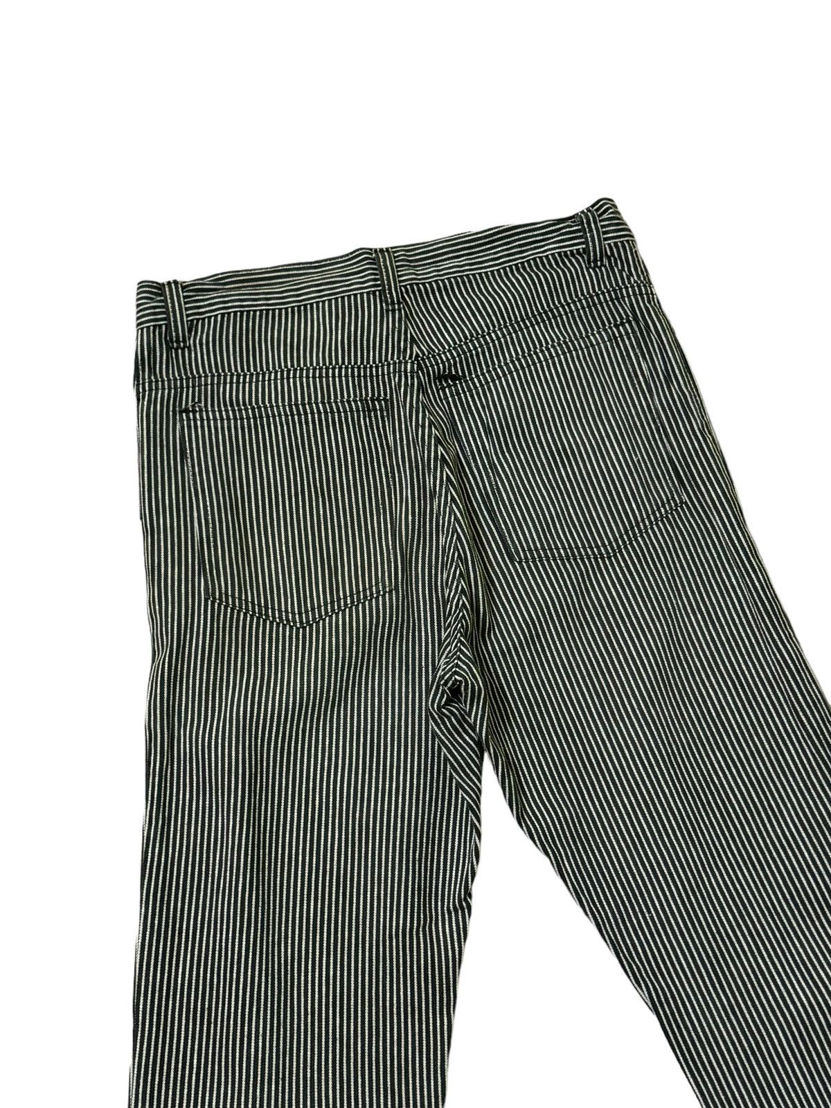 If Six Was Nine × Japanese Brand × Tornado Mart Flare Jeans Striped Design Faded Bootcut Denim Size US 27 - 9 Thumbnail