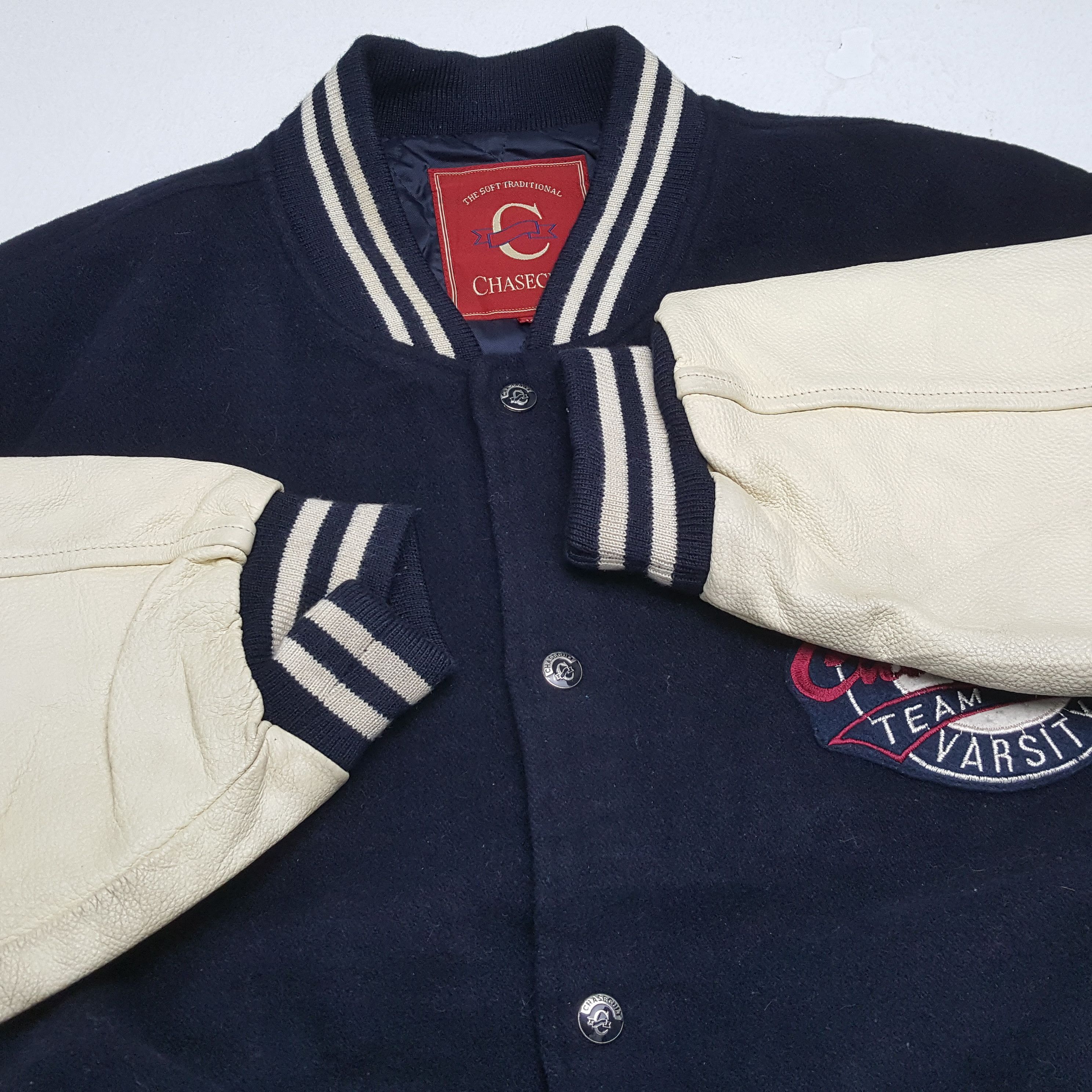 MLB × Vintage Vintage CHASECULT BASEBALL TEAM American Clab Varsity Jacket Size US XL / EU 56 / 4 - 9 Thumbnail