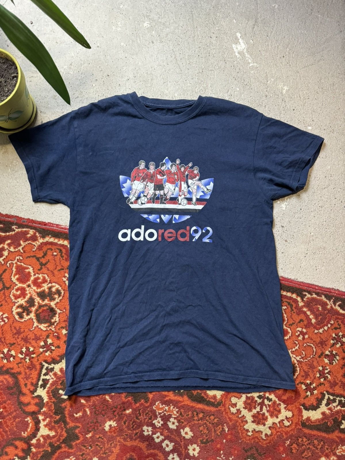 Vintage Vintage Y2K Adored92 90s Manchester United Soccer Tee Size US M / EU 48-50 / 2 - 2 Thumbnail