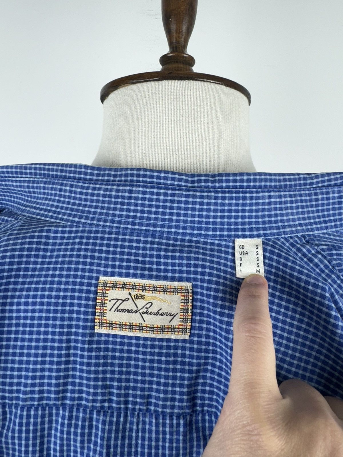 Burberry Vintage Thomas BURBERRY Long sleeve Plaid Shirt size S Size US S / EU 44-46 / 1 - 7 Thumbnail