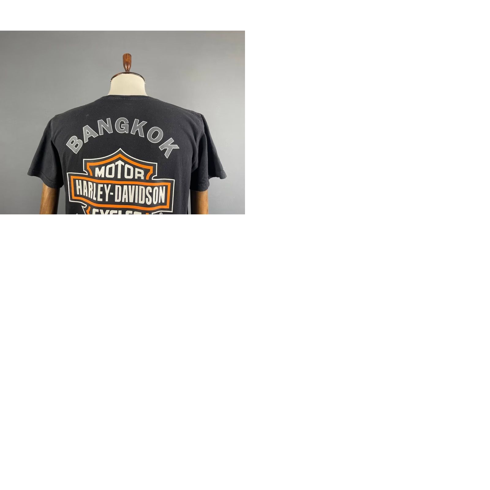 Harley Davidson Harley-Davidson Mens T-Shirt Bangkok Crew Neck Short Sleeve Black Size L Size US L / EU 52-54 / 3 - 9 Thumbnail