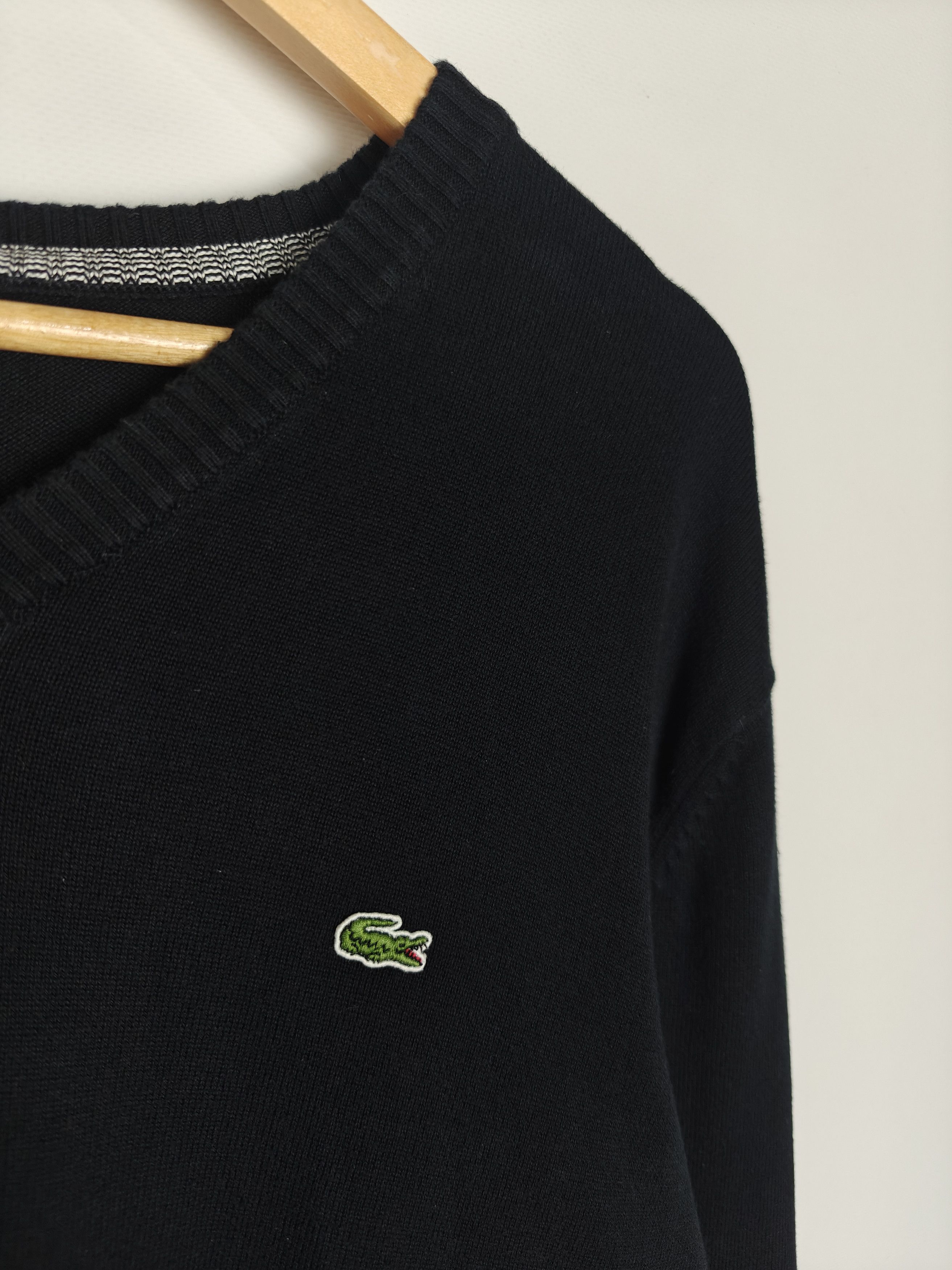 Lacoste Lacoste Sweater Pullover Logo Black size 6 Size US XL / EU 56 / 4 - 6 Thumbnail