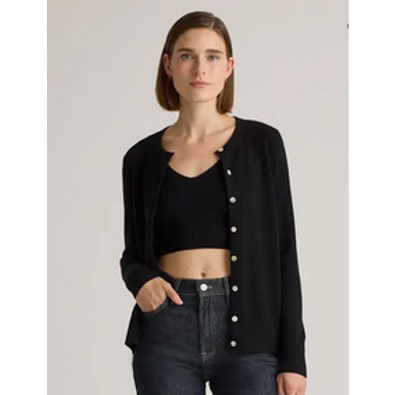 Quince Quince Mongolian Cashmere Cardigan Sweater XS NWT Size XS / US 0-2 / IT 36-38 - 1 Thumbnail