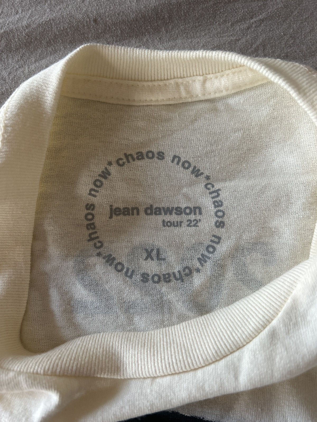 Other Jean Dawson “Black Jesus” Chaos Now ‘22 Merch T-Shirt Size US XL / EU 56 / 4 - 3 Thumbnail